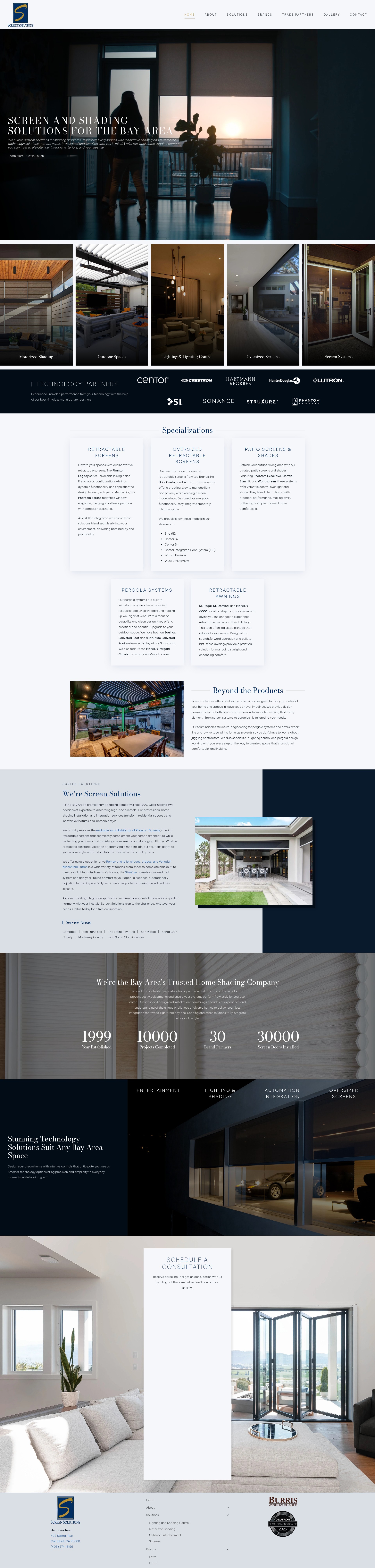 Screenshot of screensolutions.biz