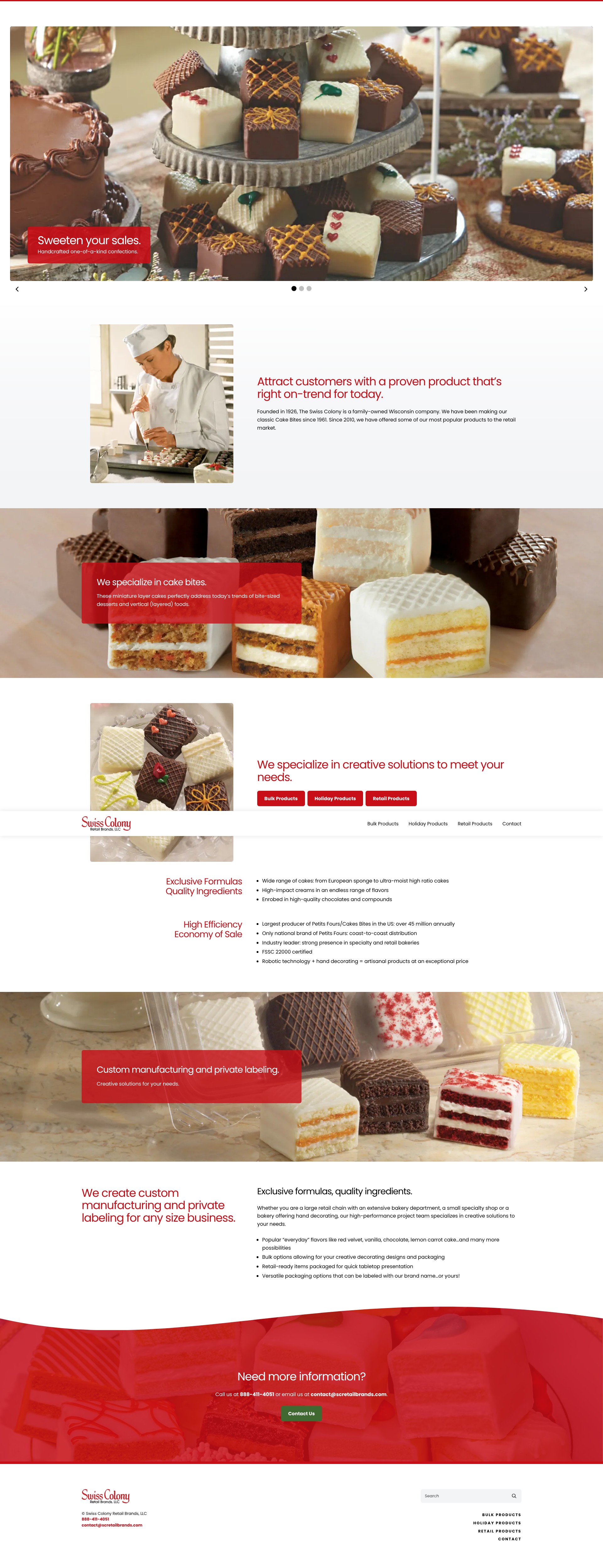 Screenshot of scretailbrands.com