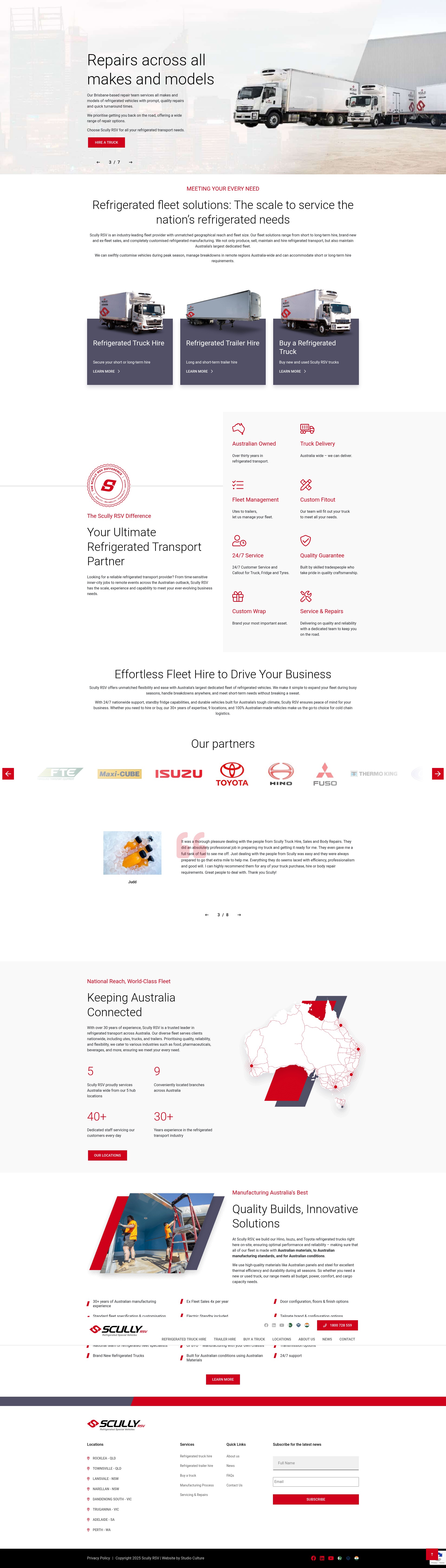 Screenshot of scullyrsv.com.au