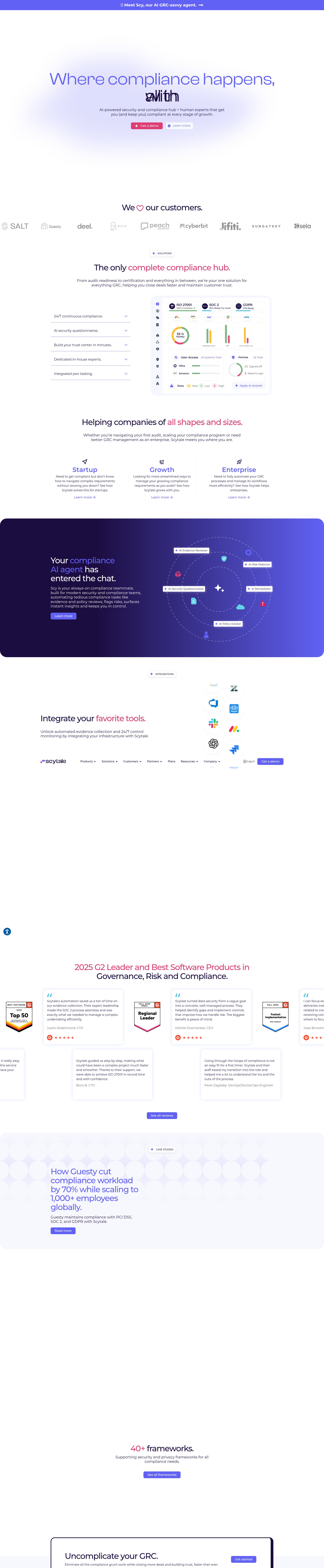 Screenshot of scytale.ai
