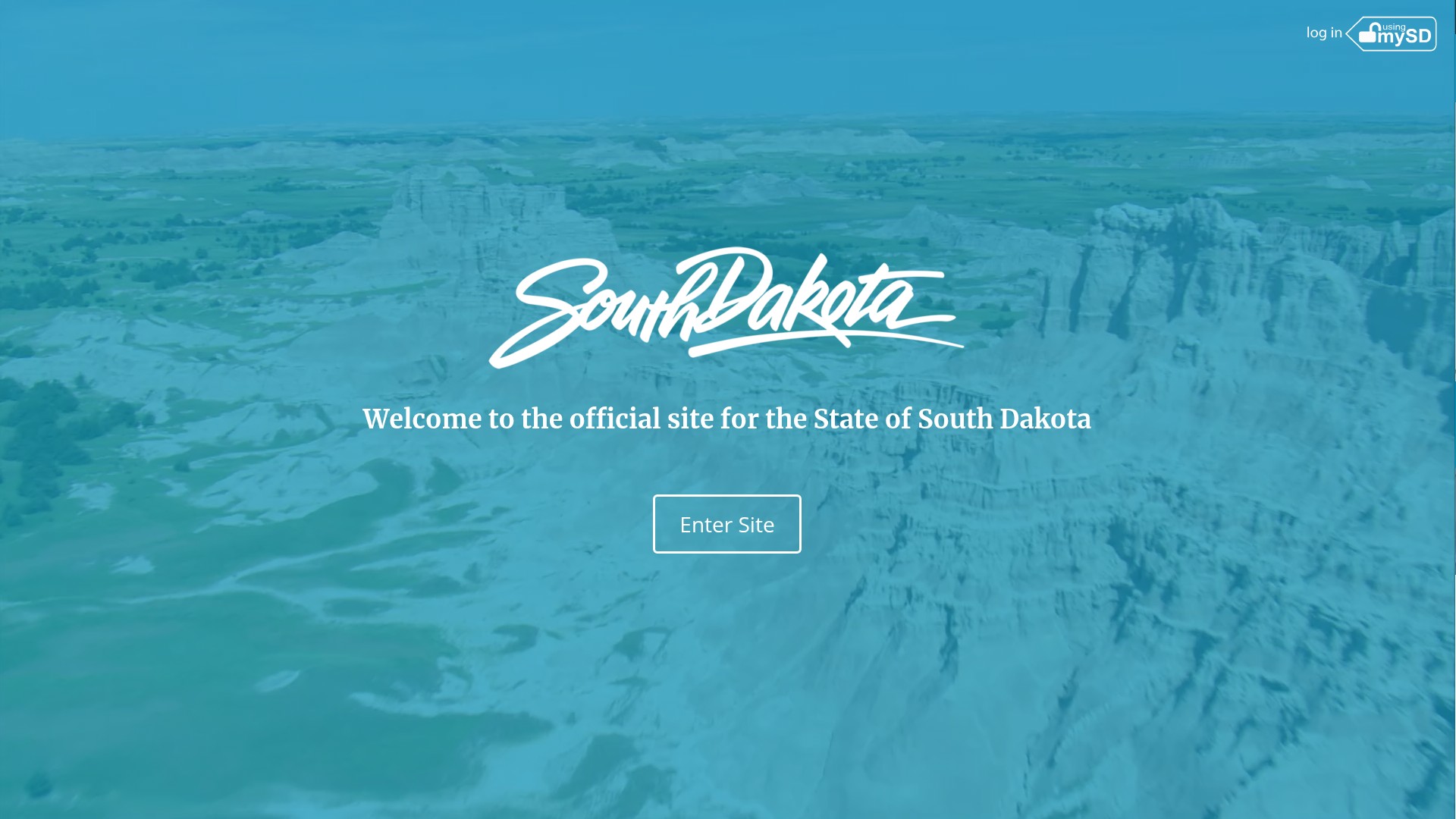 Screenshot of sd.gov