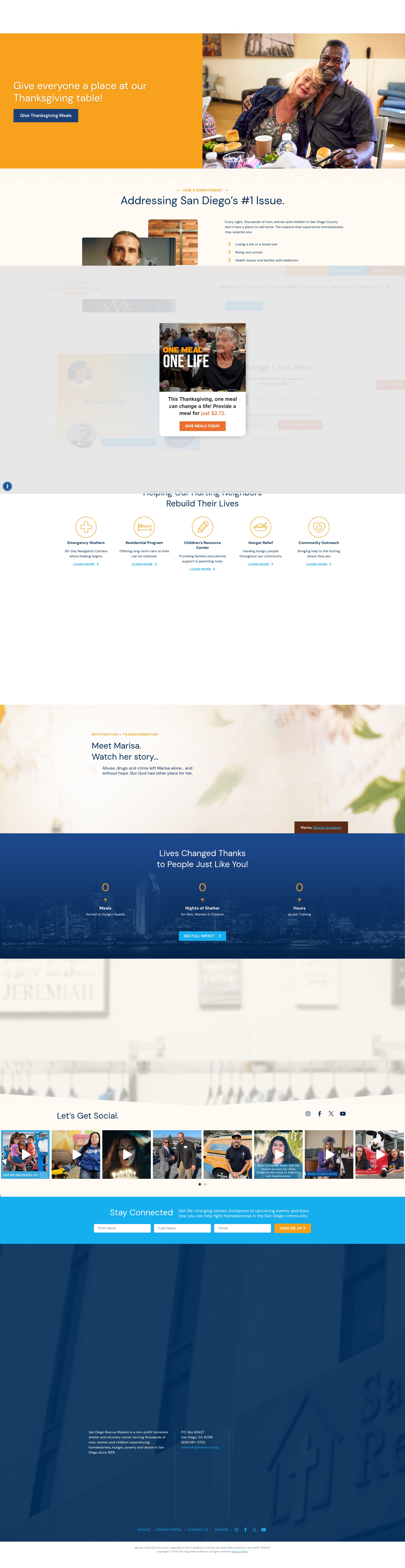 Screenshot of sdrescue.org
