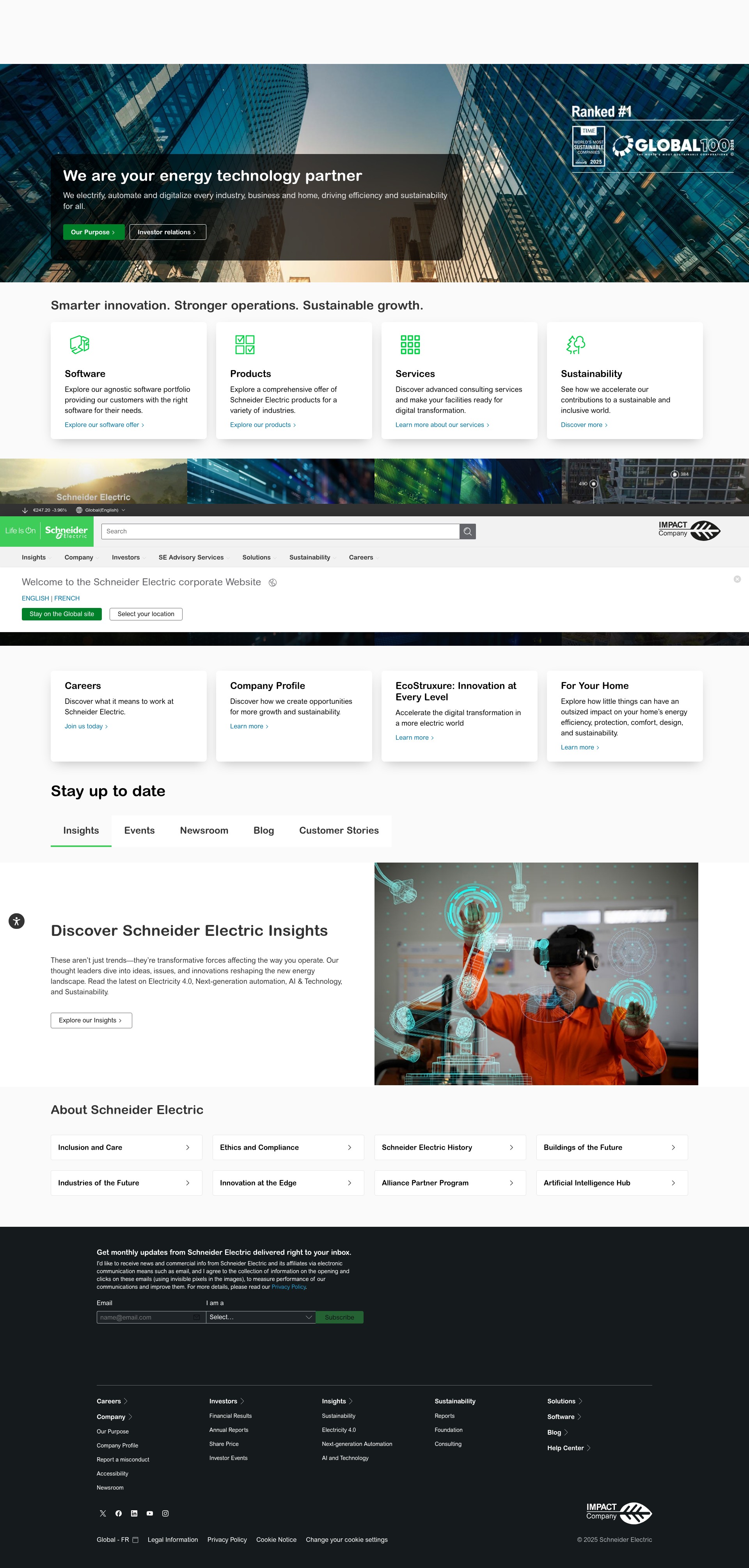 Screenshot of se.com