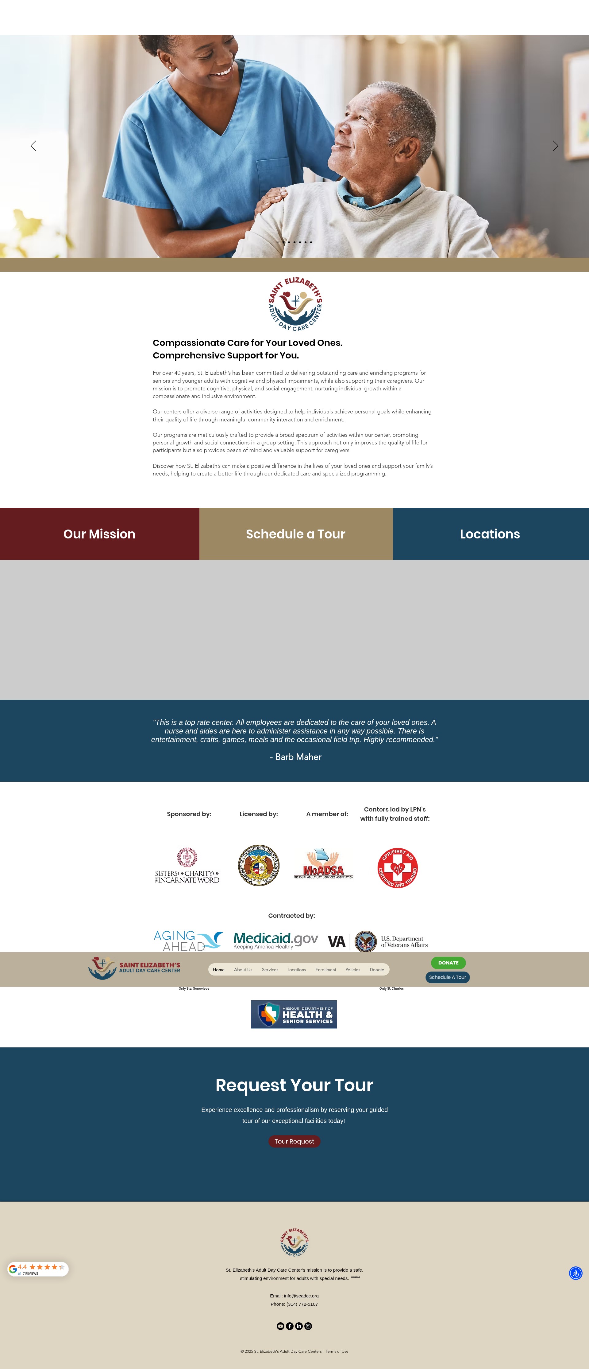 Screenshot of seadcc.org