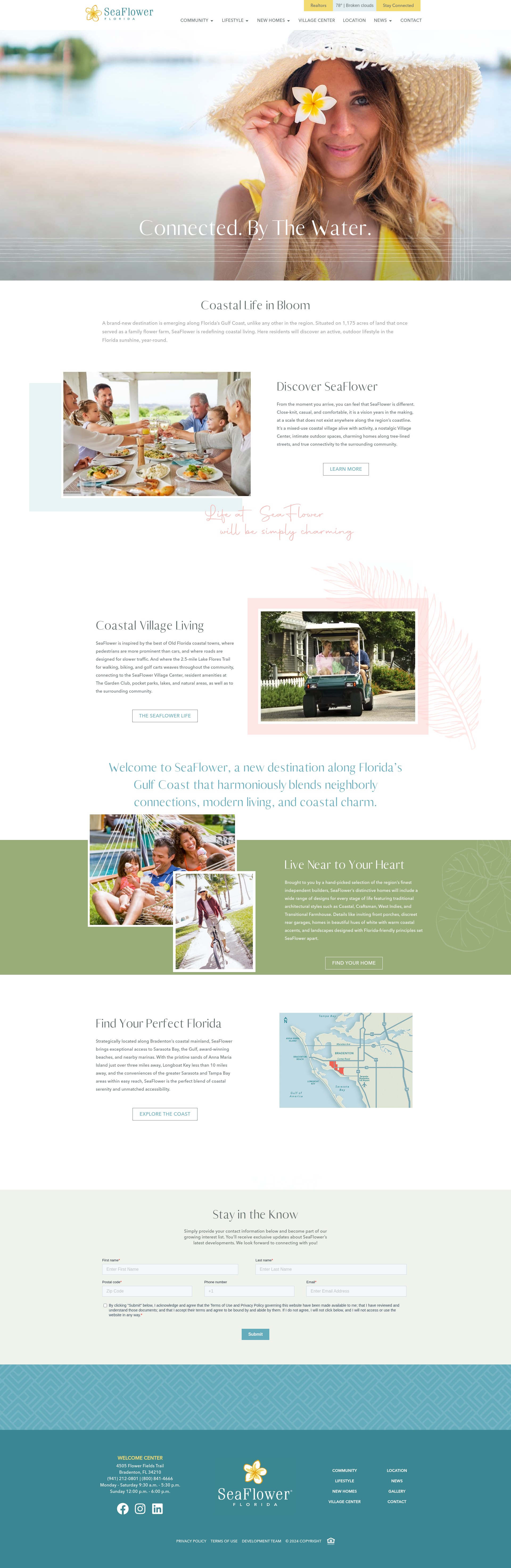 Screenshot of seaflowerfl.com