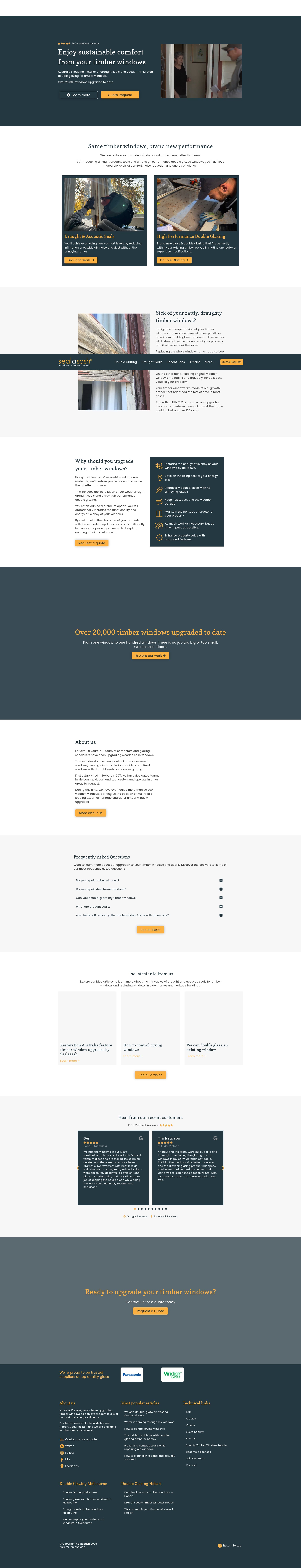 Screenshot of sealasash.com.au