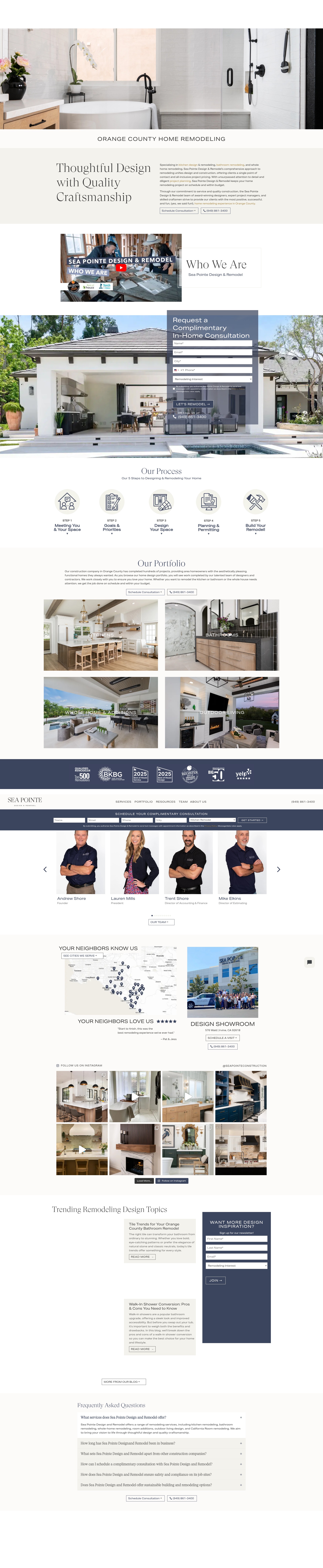 Screenshot of seapointe.com