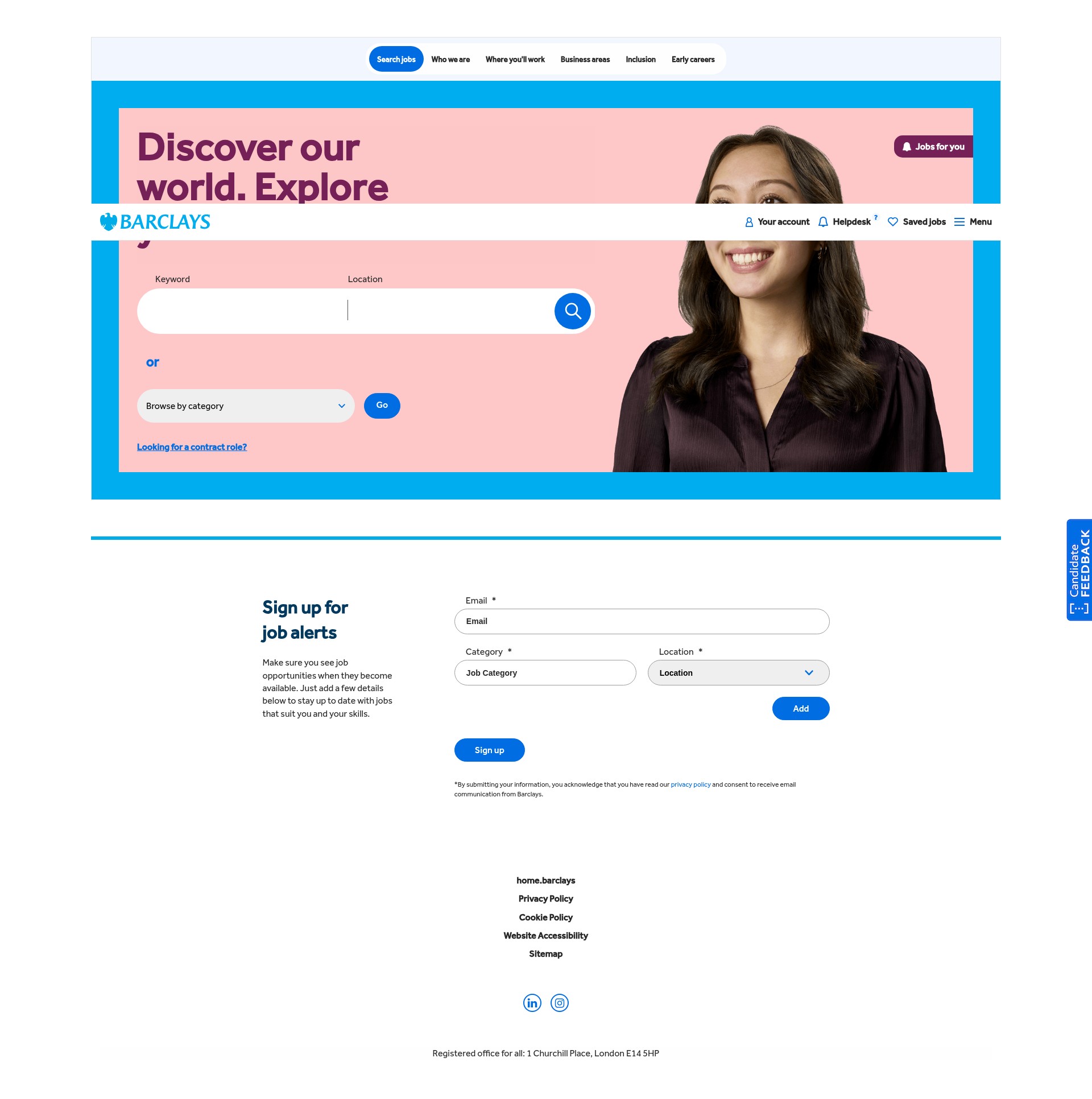 Screenshot of search.jobs.barclays