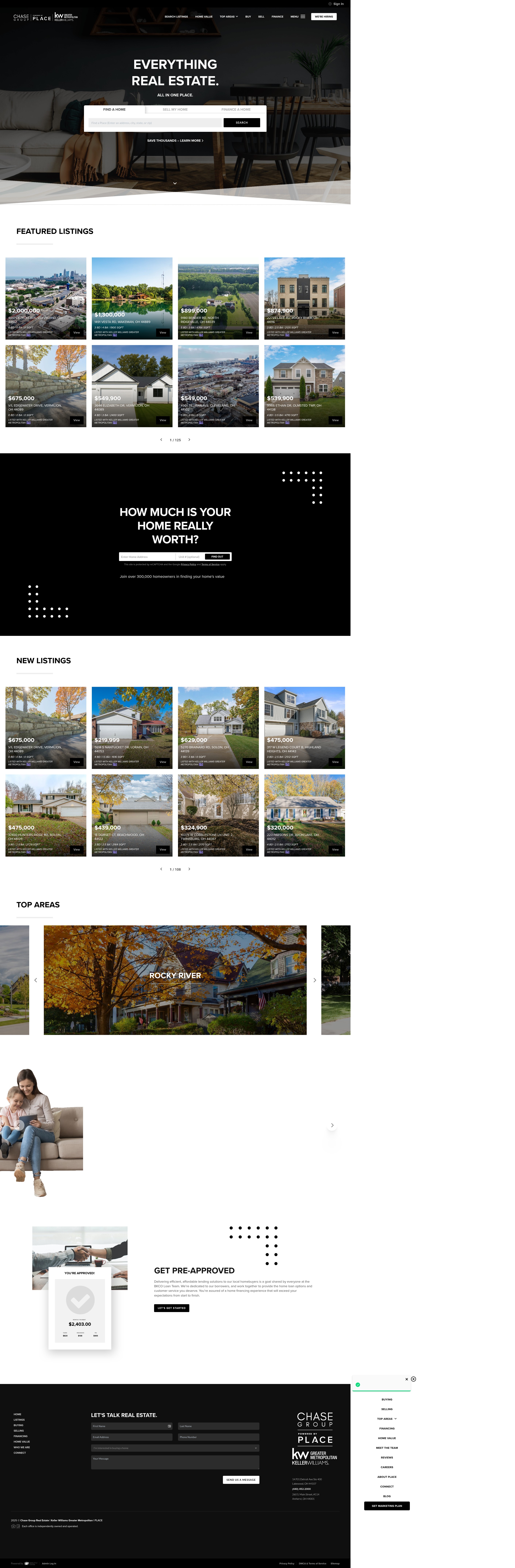 Screenshot of searchohhomes.com