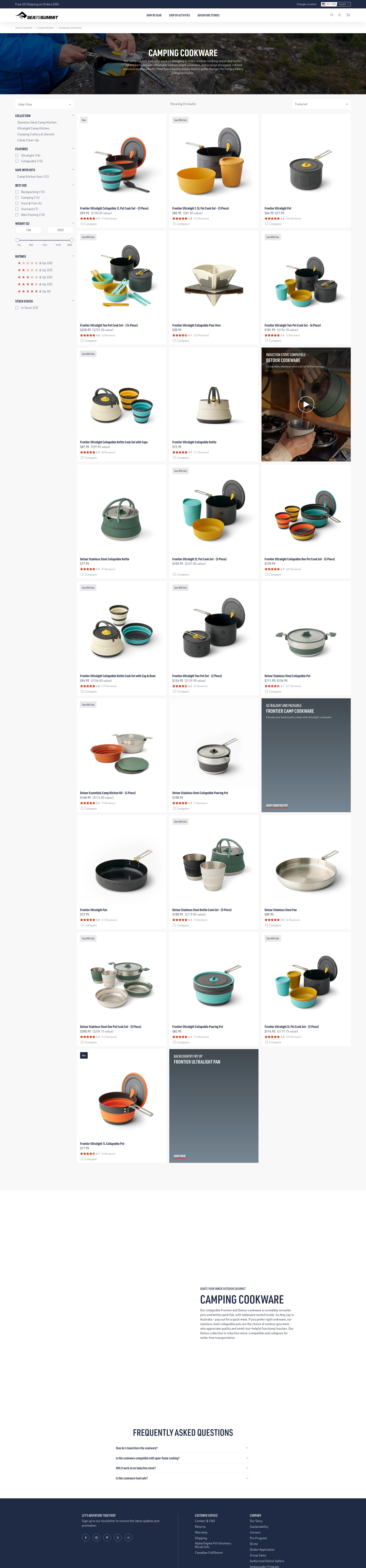 Screenshot of seatosummit.com