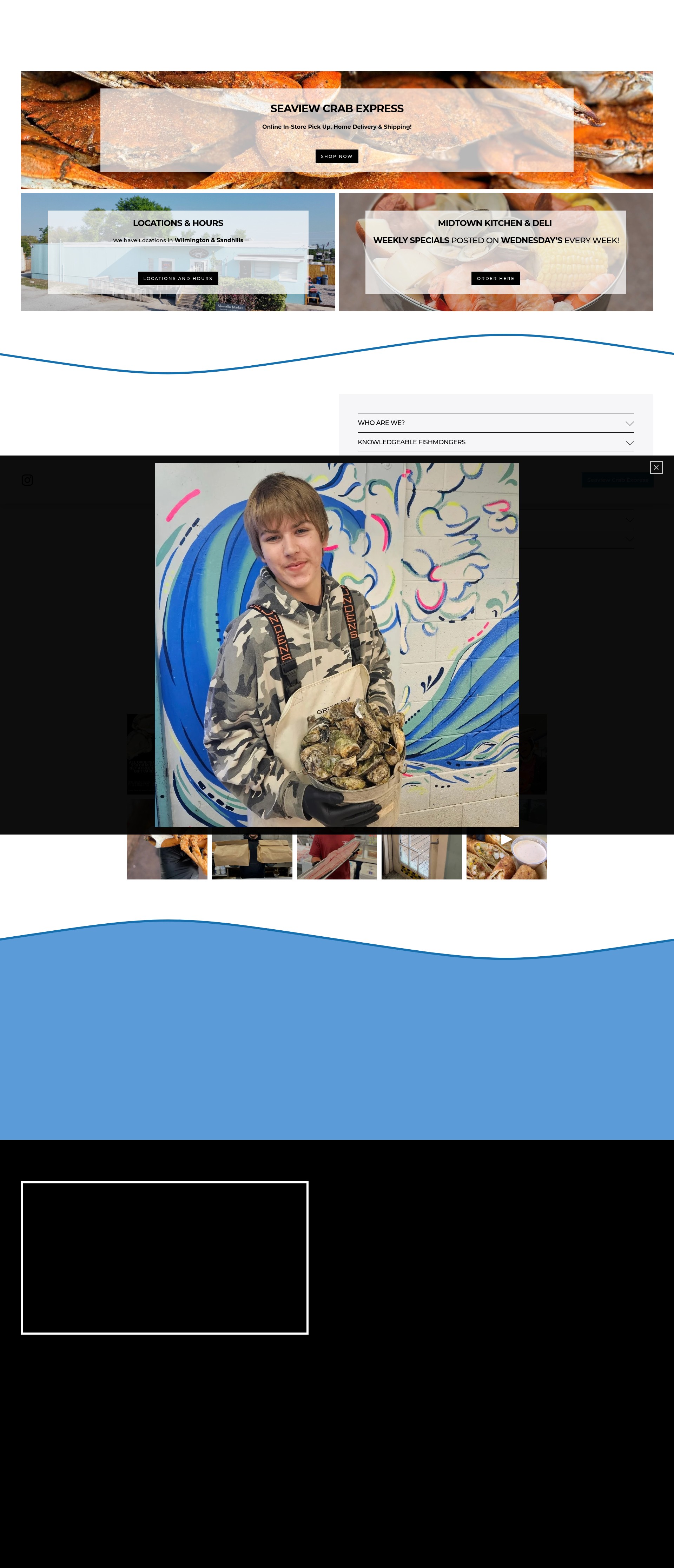 Screenshot of seaviewcrabcompany.com