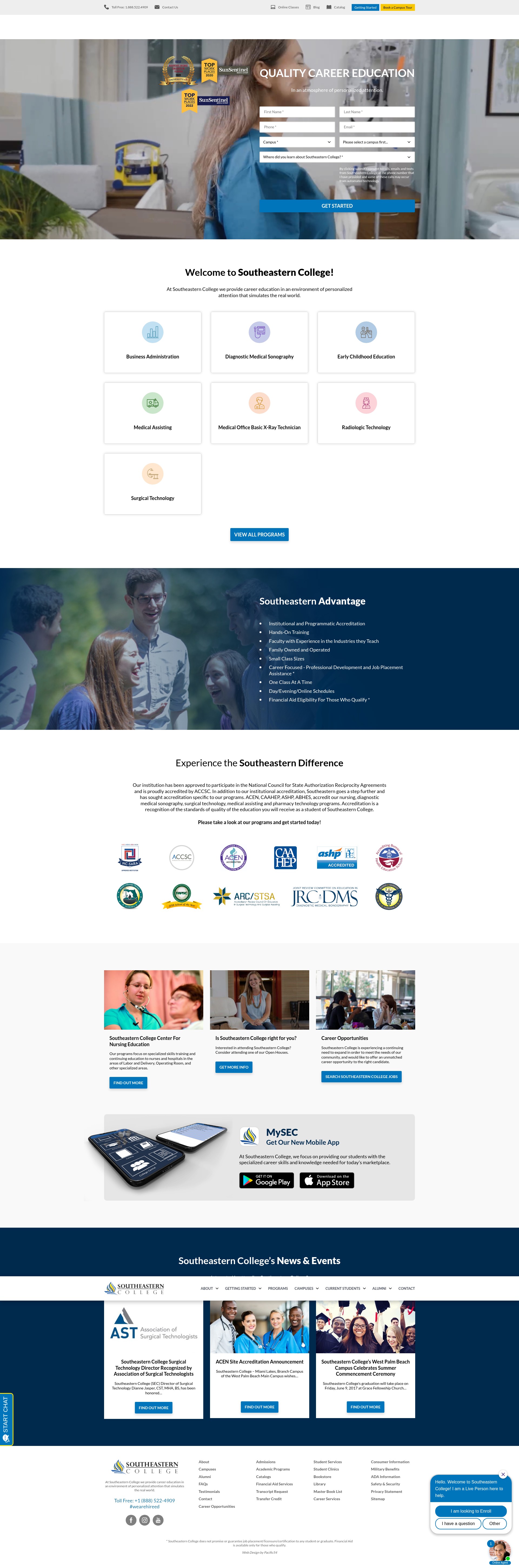 Screenshot of sec.edu