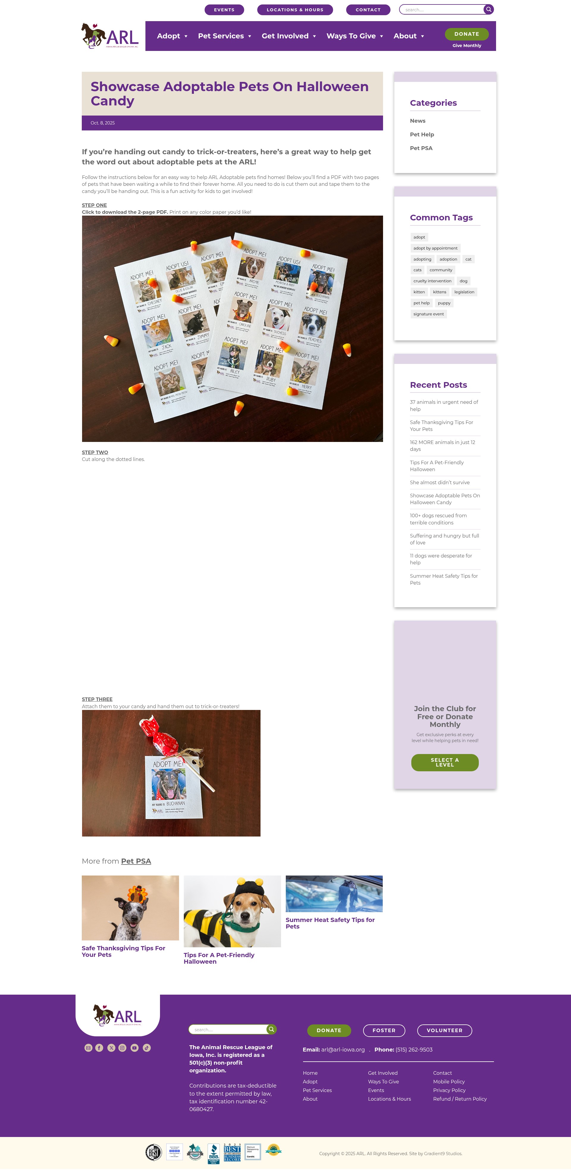 Screenshot of secure.arl-iowa.org