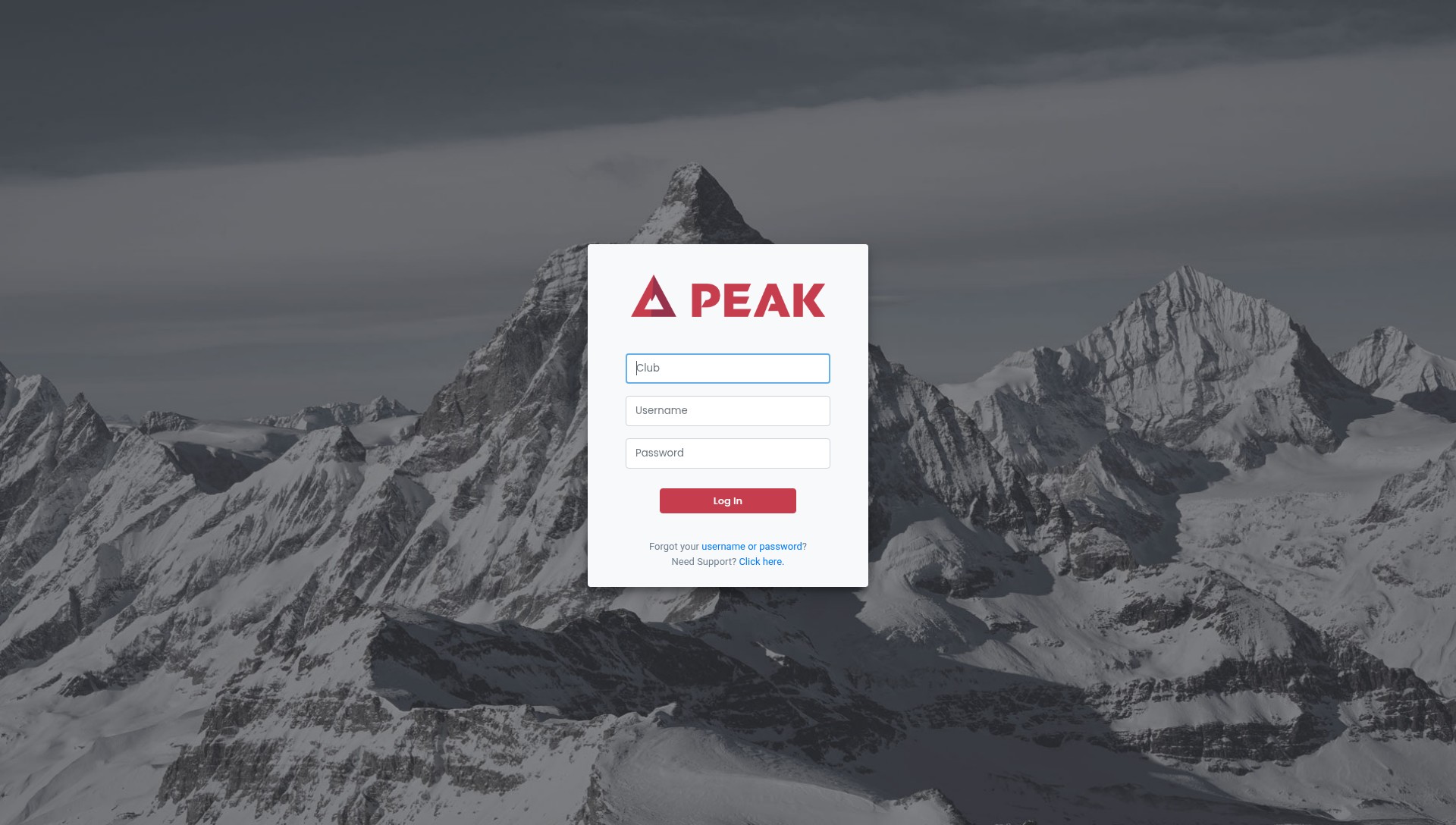 Screenshot of secure.peakpayment.com