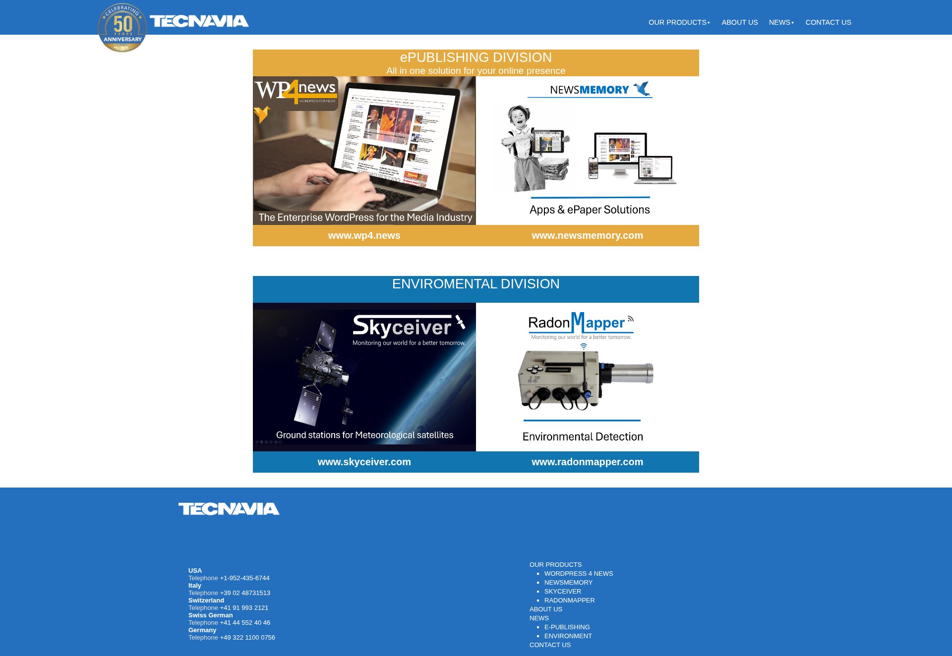 Screenshot of secure.tecnavia.com