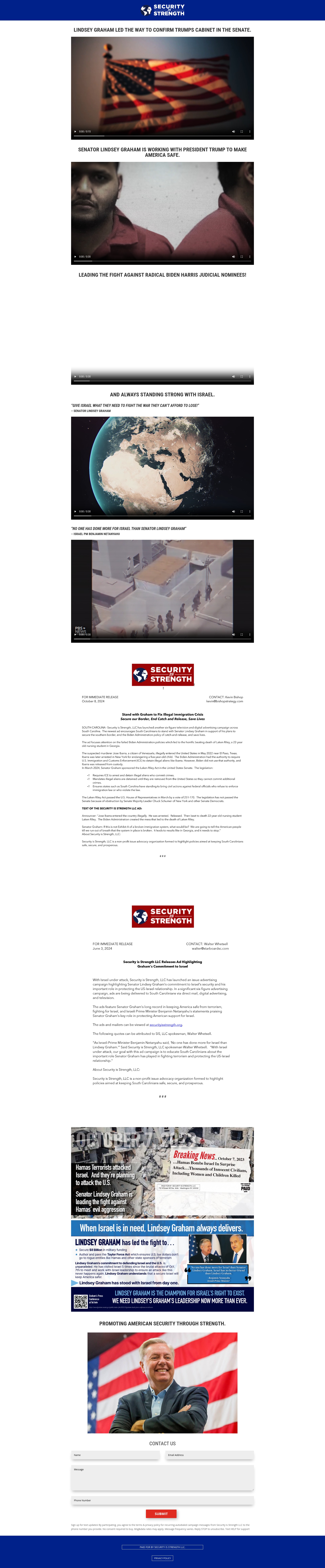 Screenshot of securityisstrength.org