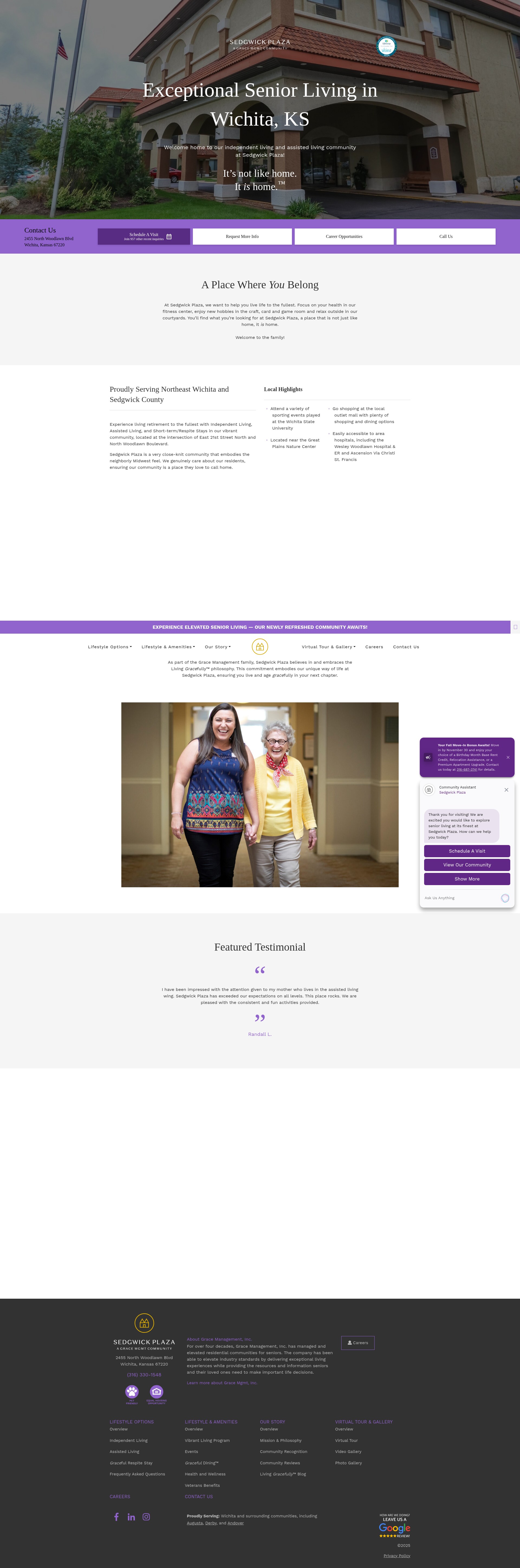 Screenshot of sedgwickplaza.com