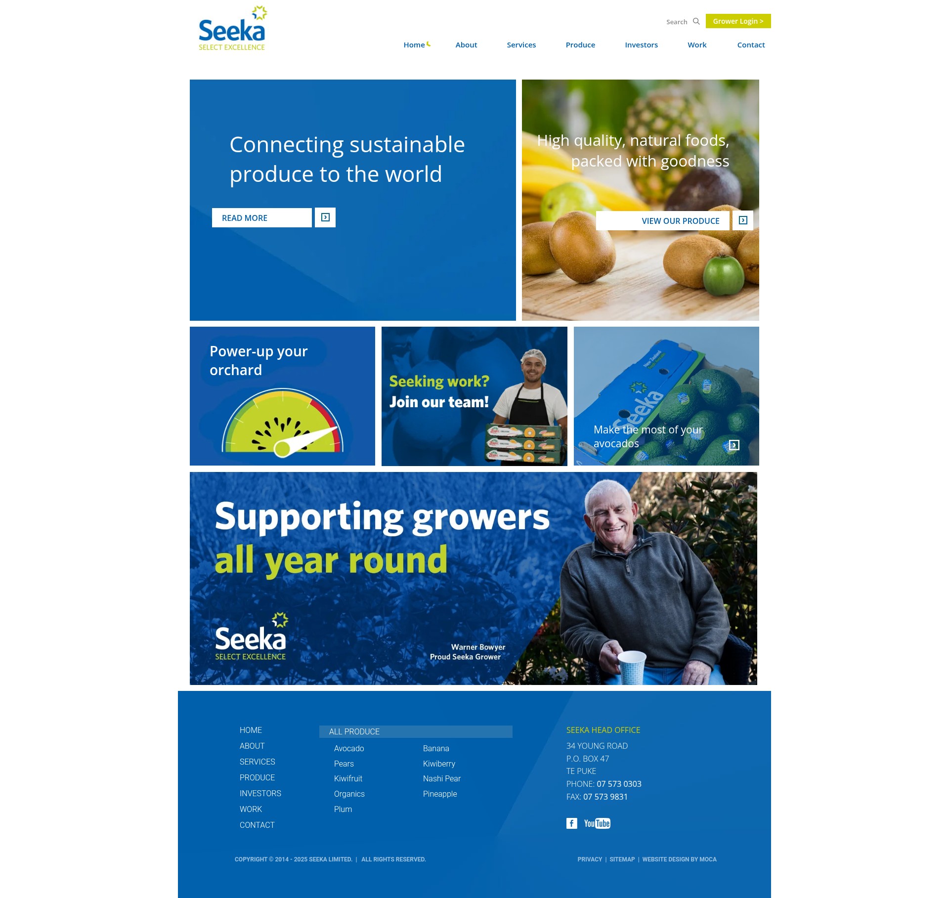 Screenshot of seeka.co.nz