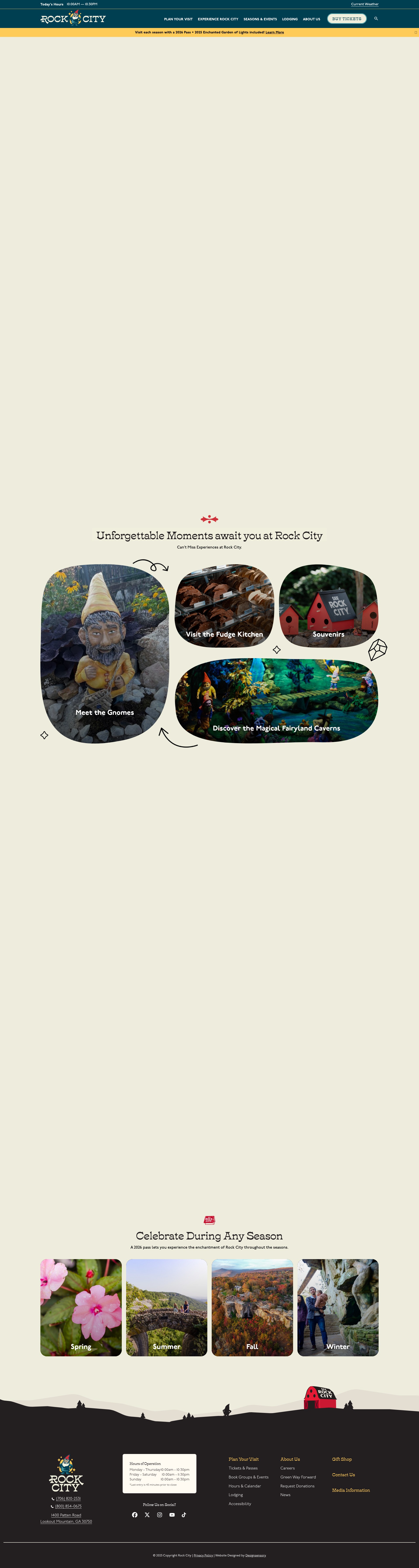 Screenshot of seerockcity.com
