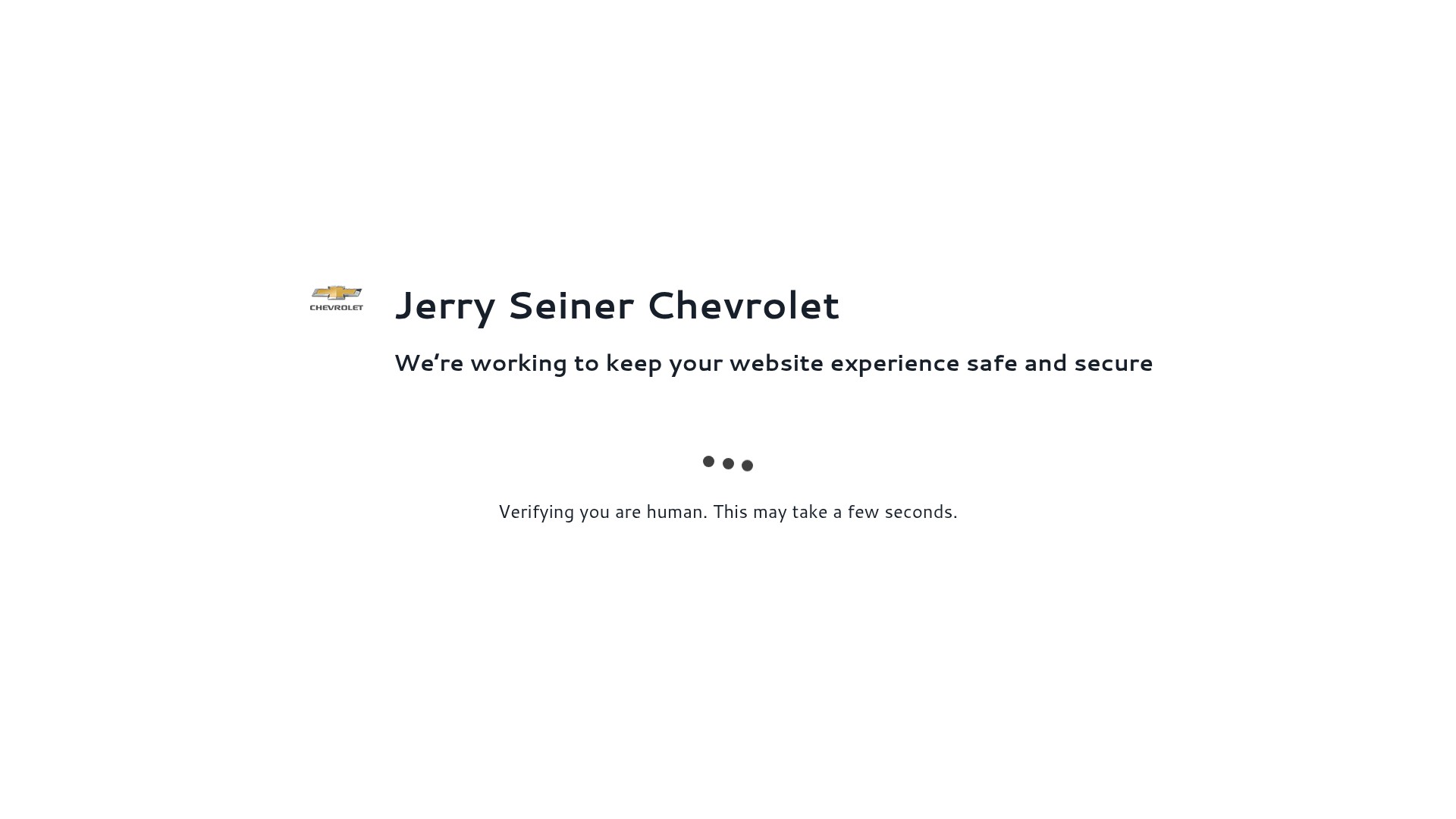 Screenshot of seinerchevy.com