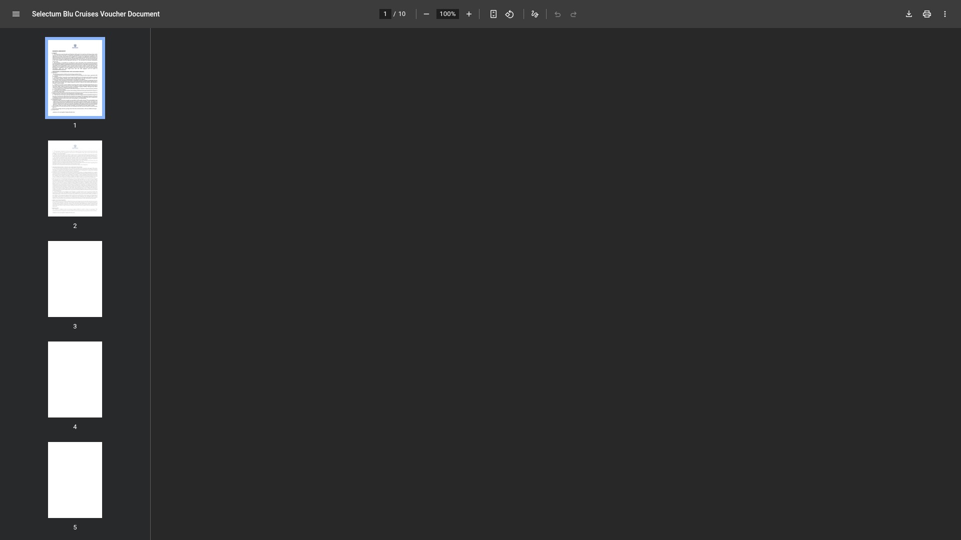 Screenshot of selectumblucruises.com