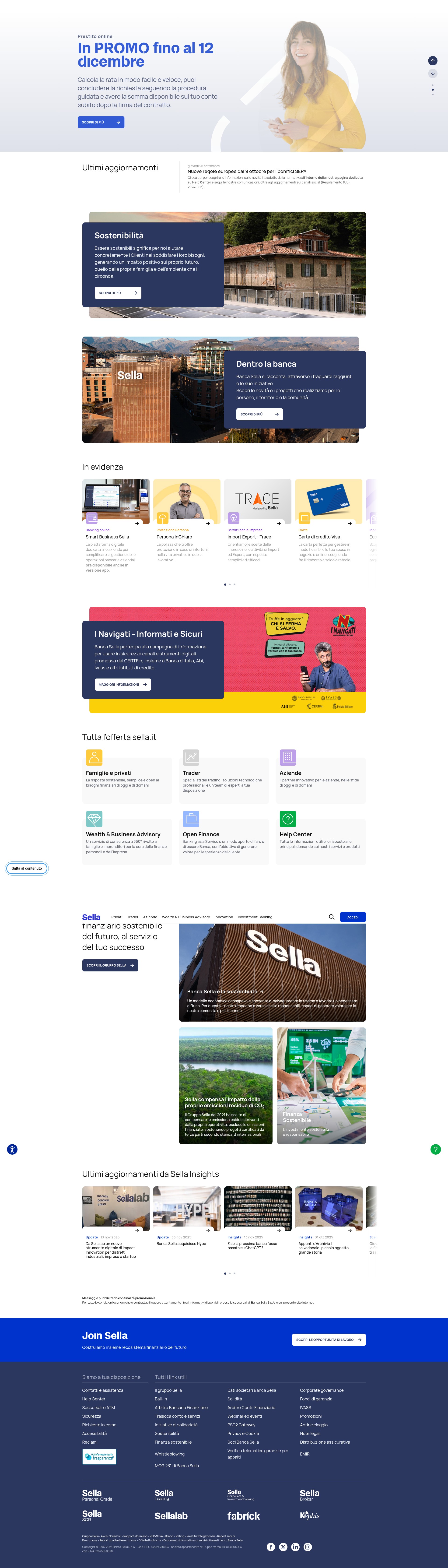 Screenshot of sella.it