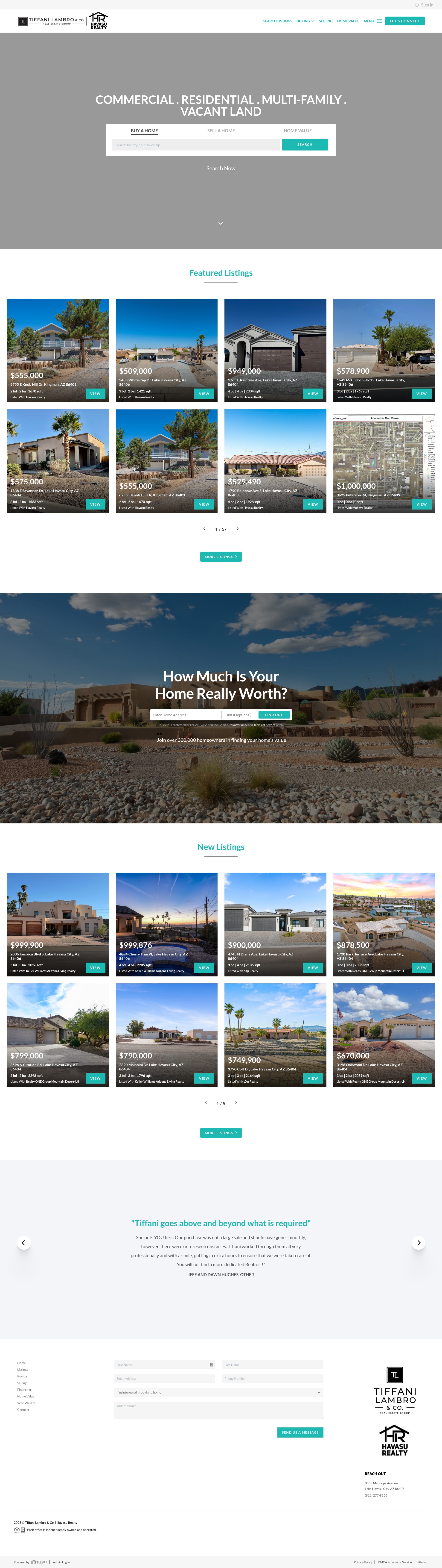 Screenshot of sellinghavasu.com