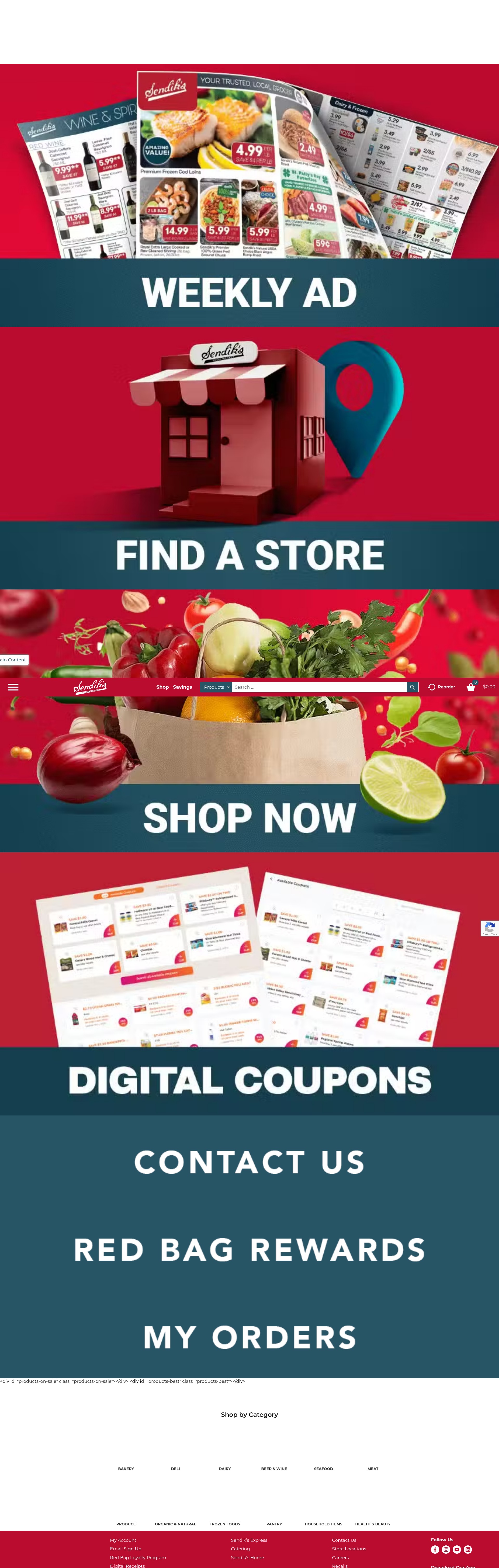 Screenshot of sendiks.com