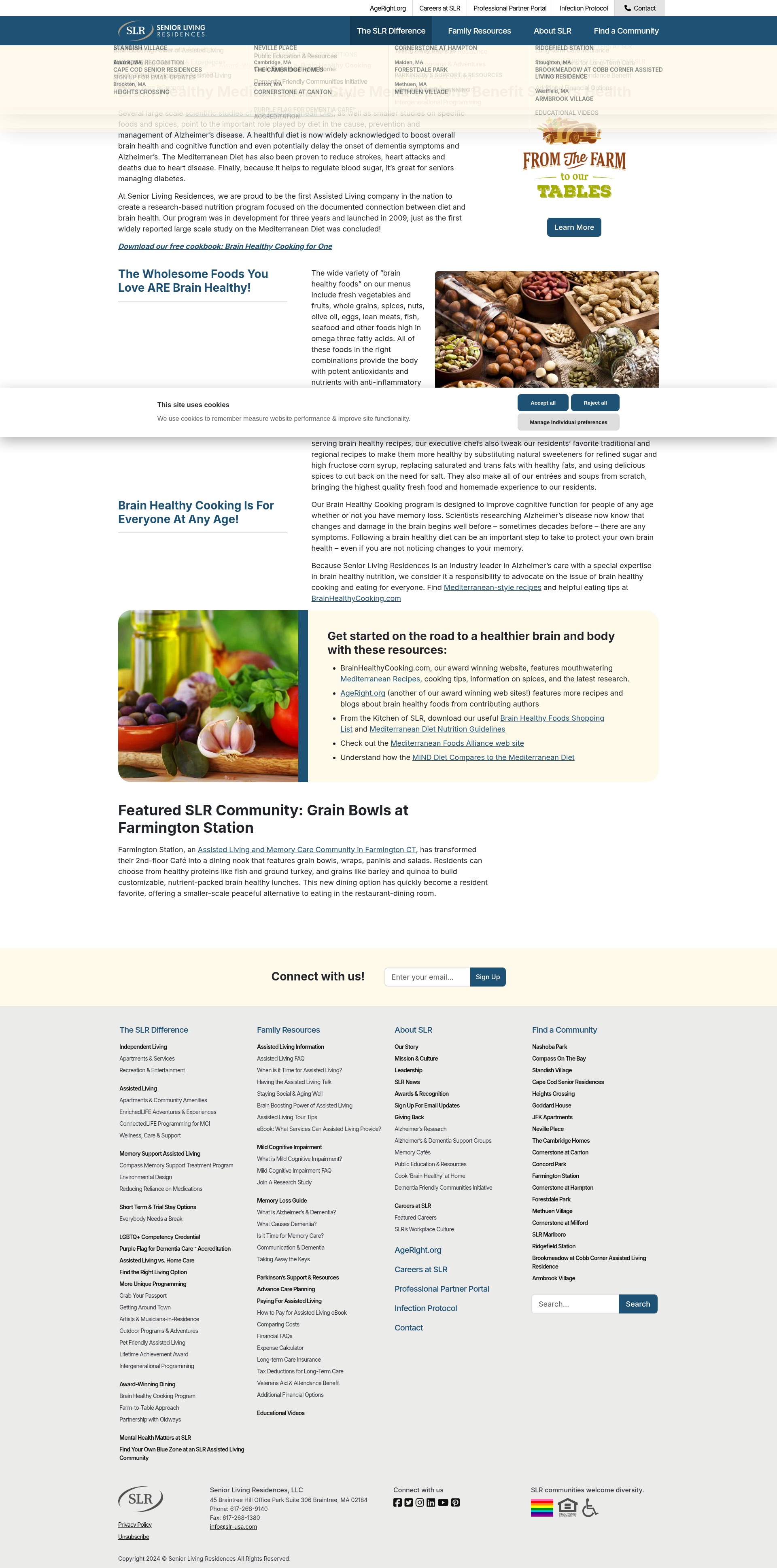 Screenshot of seniorlivingresidences.com