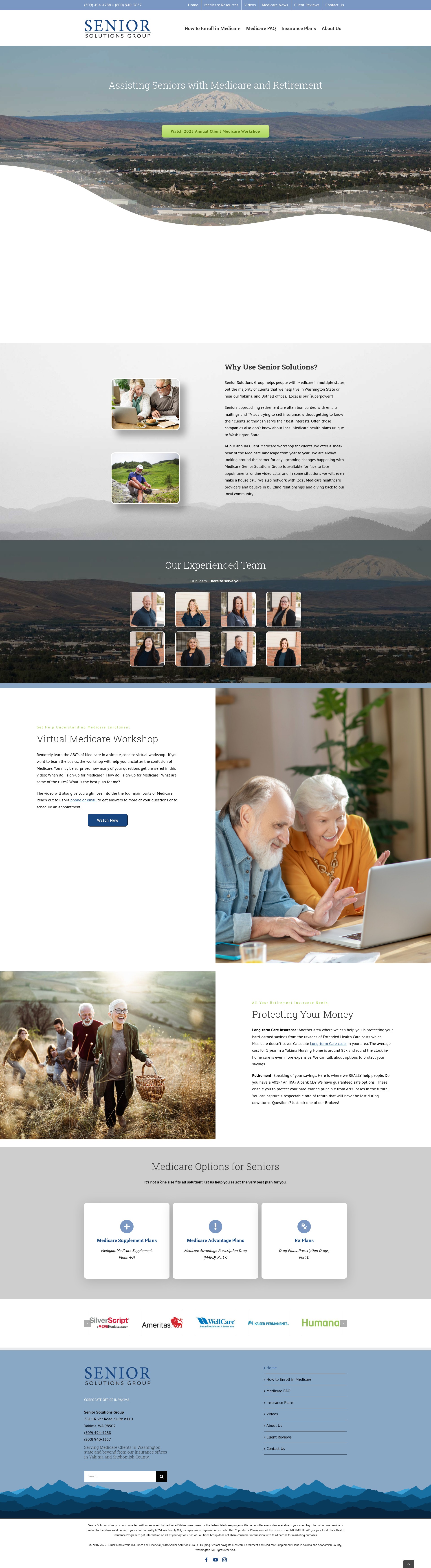 Screenshot of seniorsolutions.net