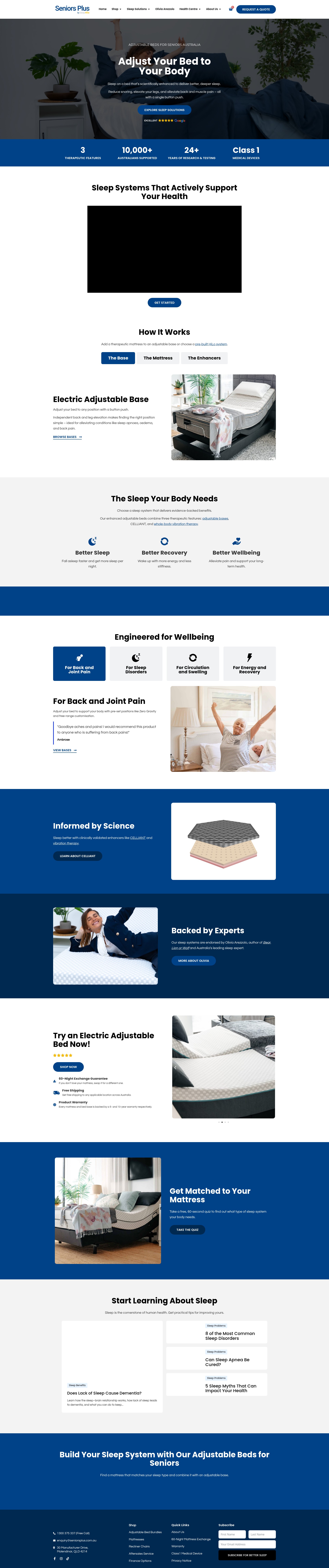 Screenshot of seniorsplus.com.au