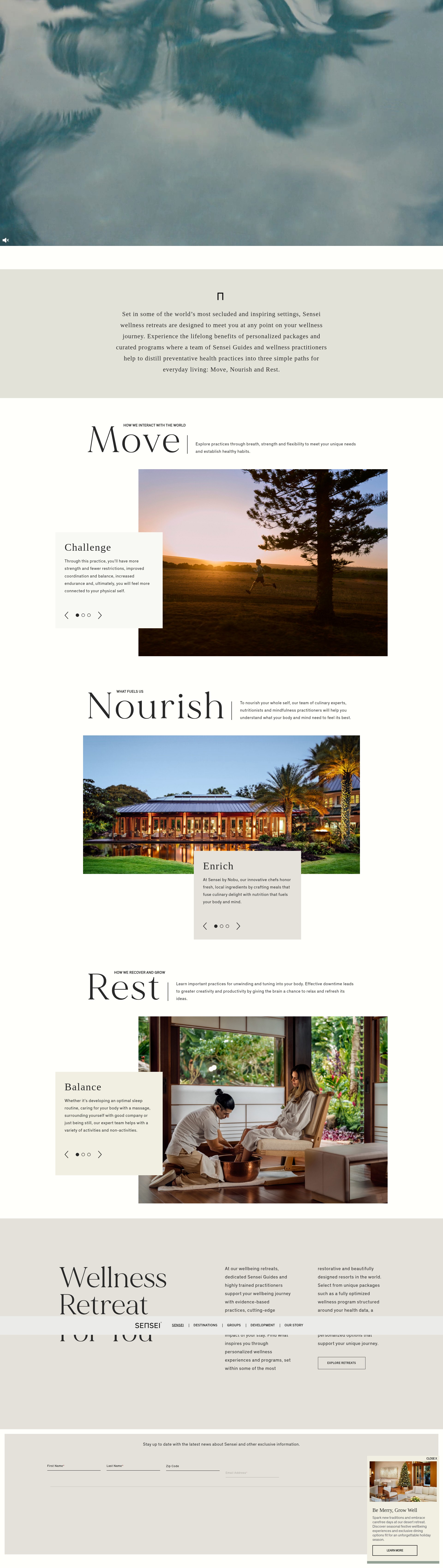 Screenshot of sensei.com