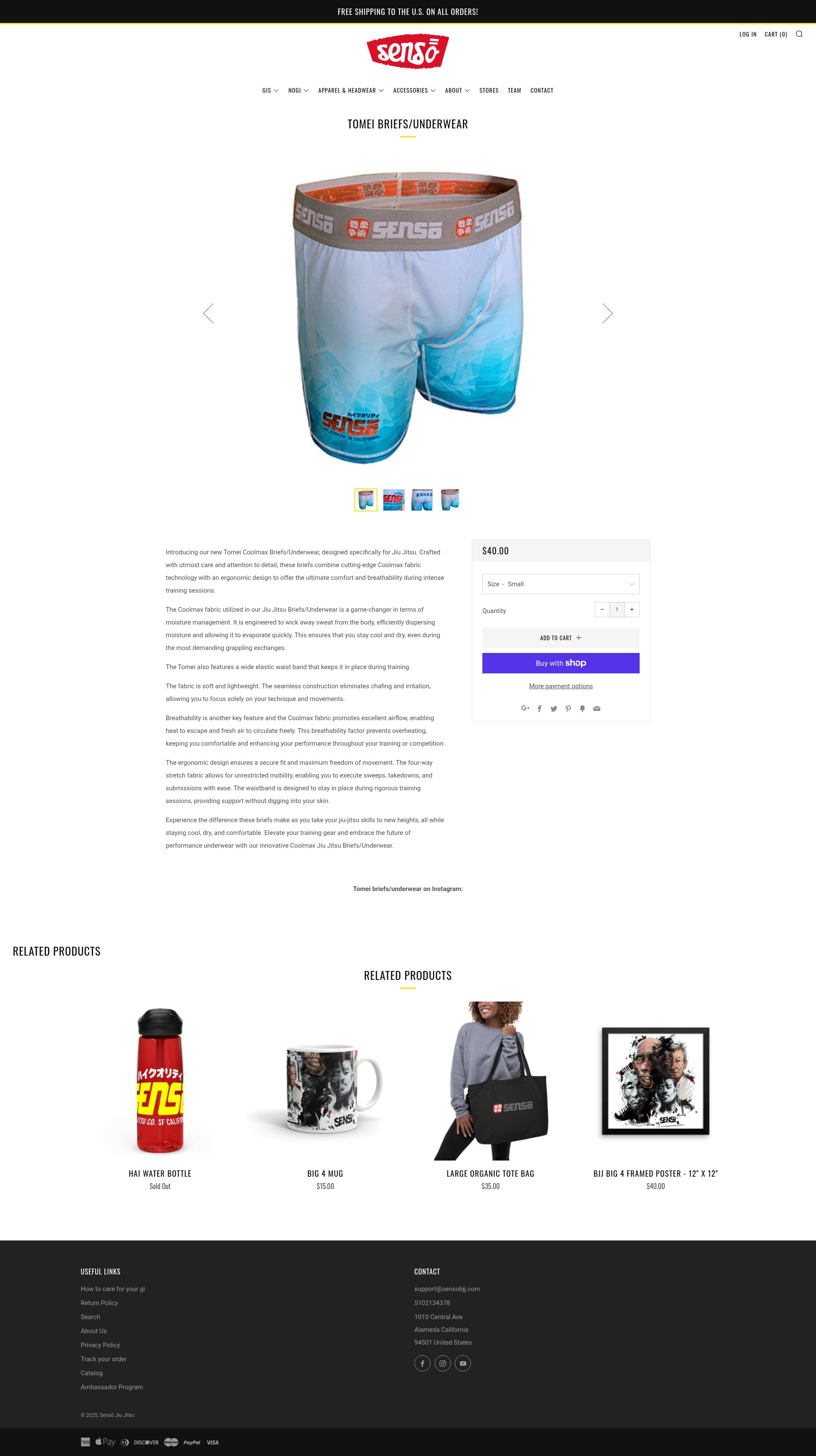 Screenshot of senso.myshopify.com