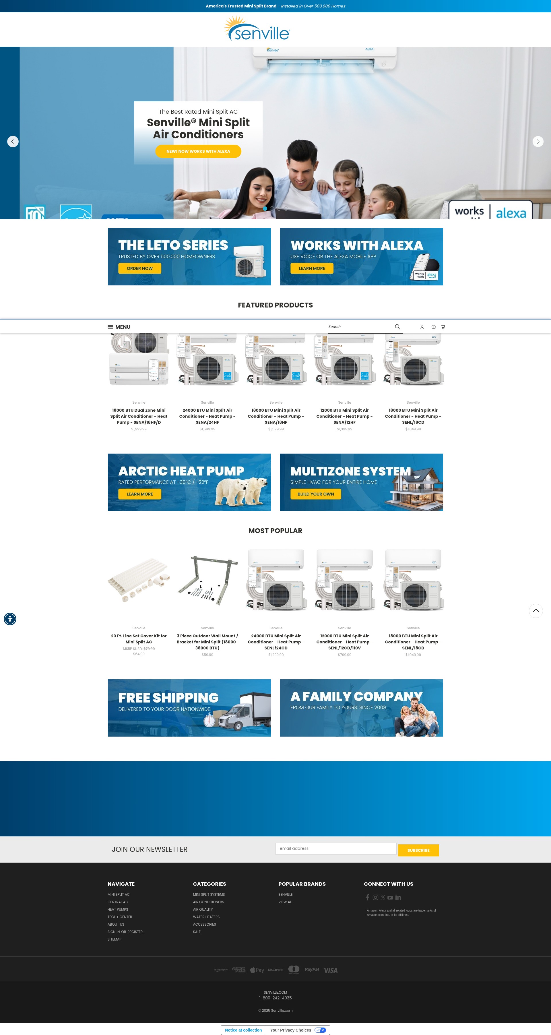 Screenshot of senville.com