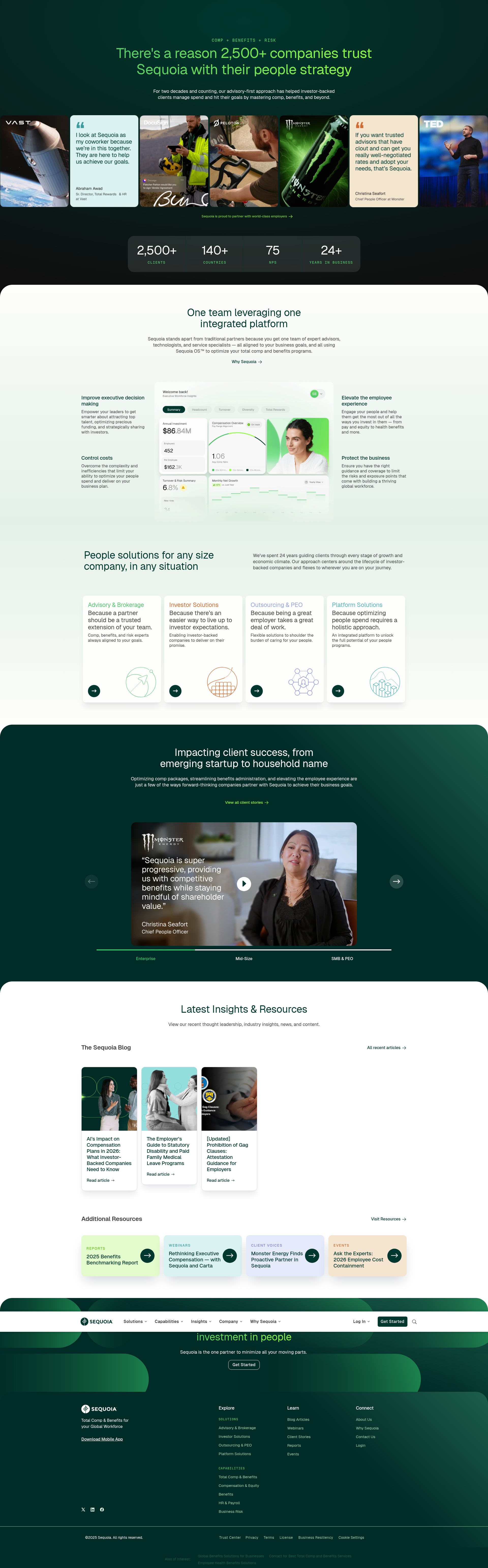 Screenshot of sequoia.com
