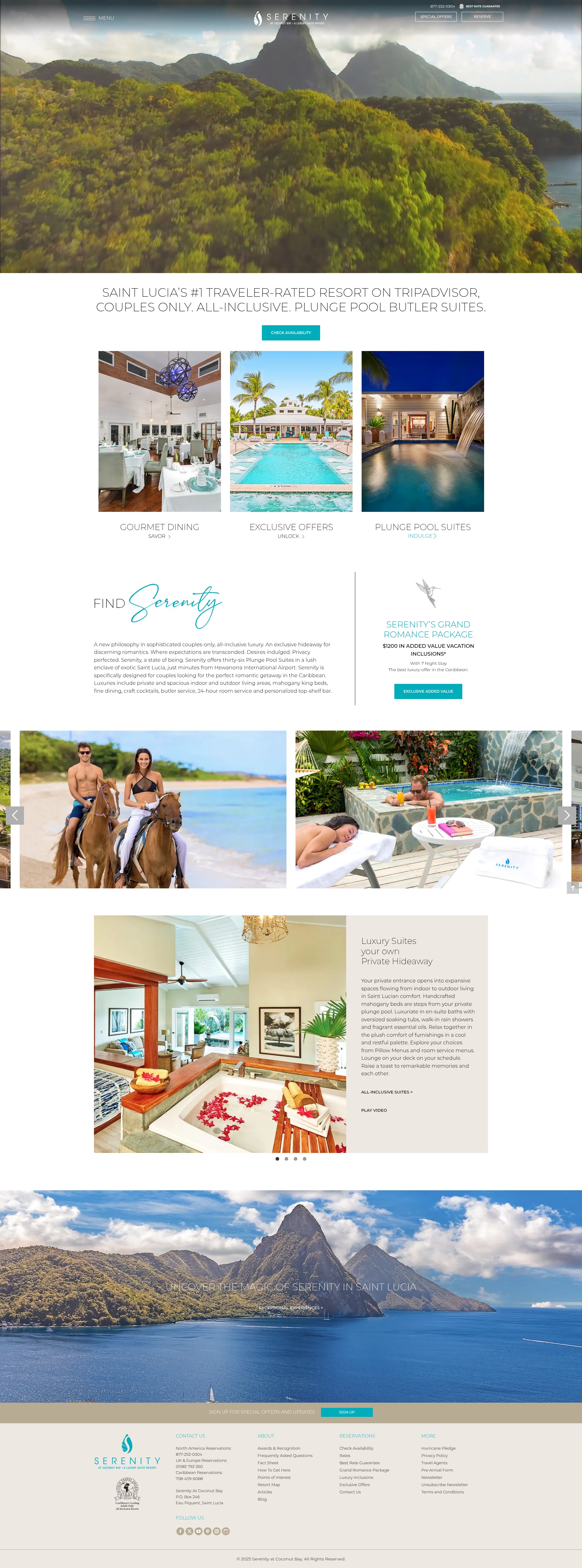 Screenshot of serenityatcoconutbay.com