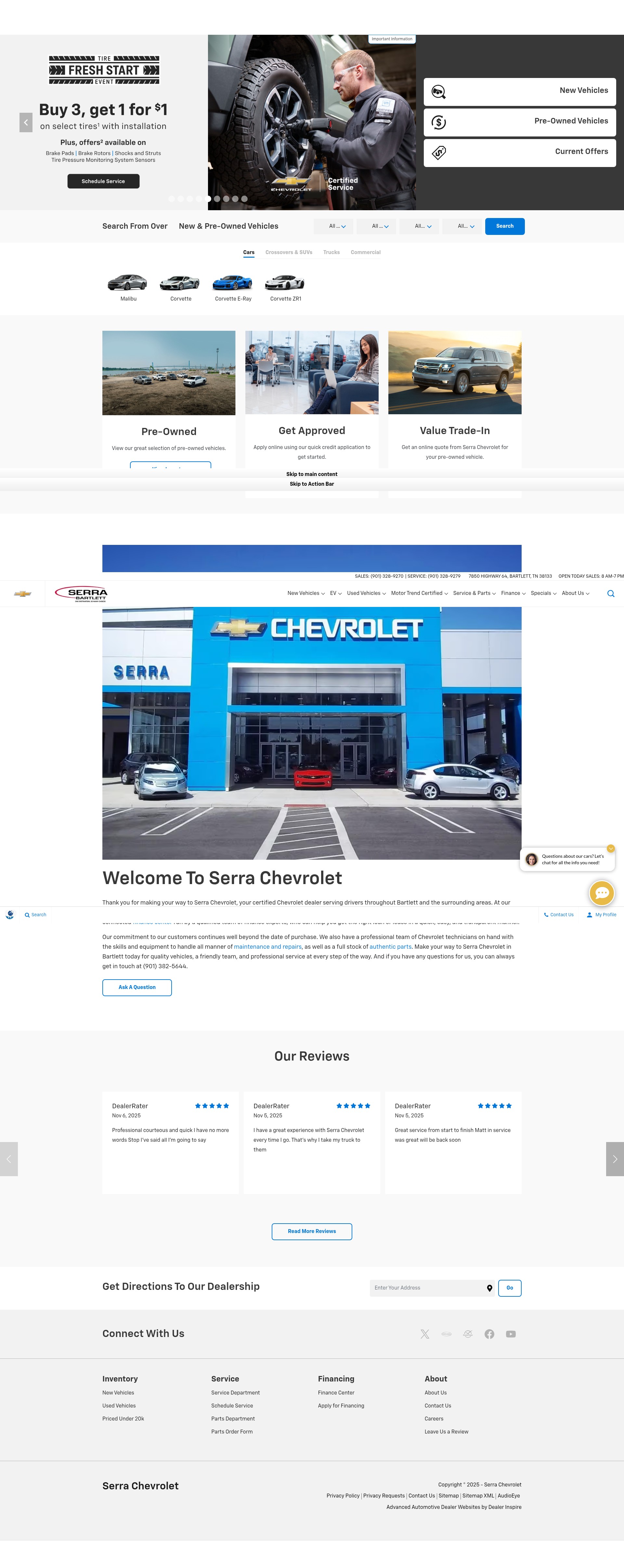 Screenshot of serrabartlett.com
