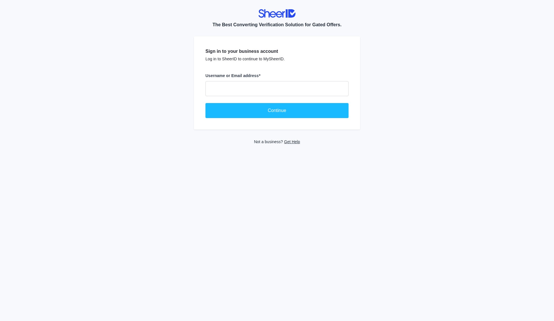 Screenshot of services.sheerid.com