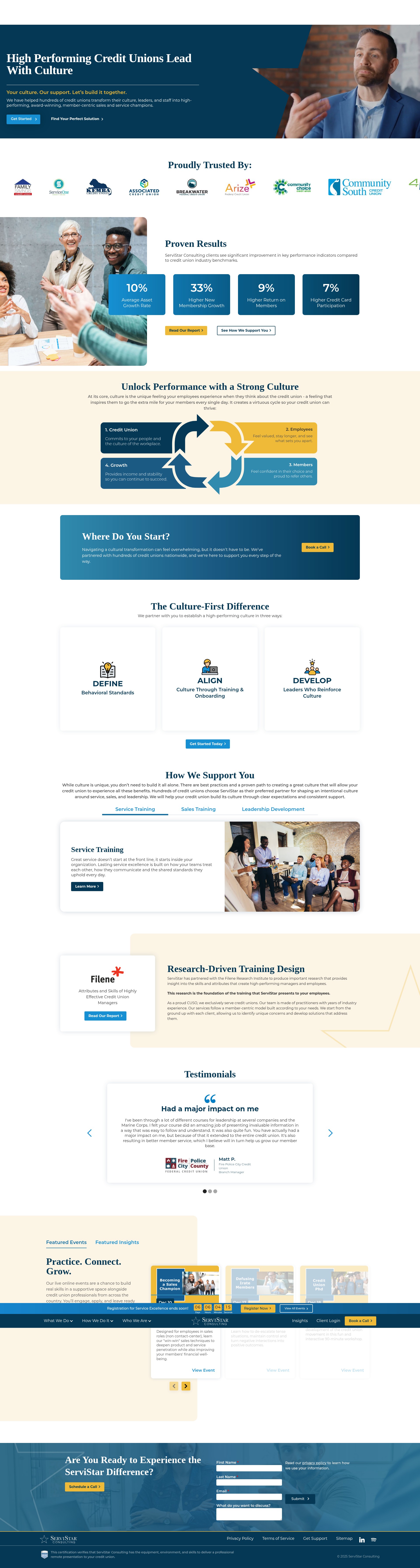 Screenshot of servistarconsulting.com