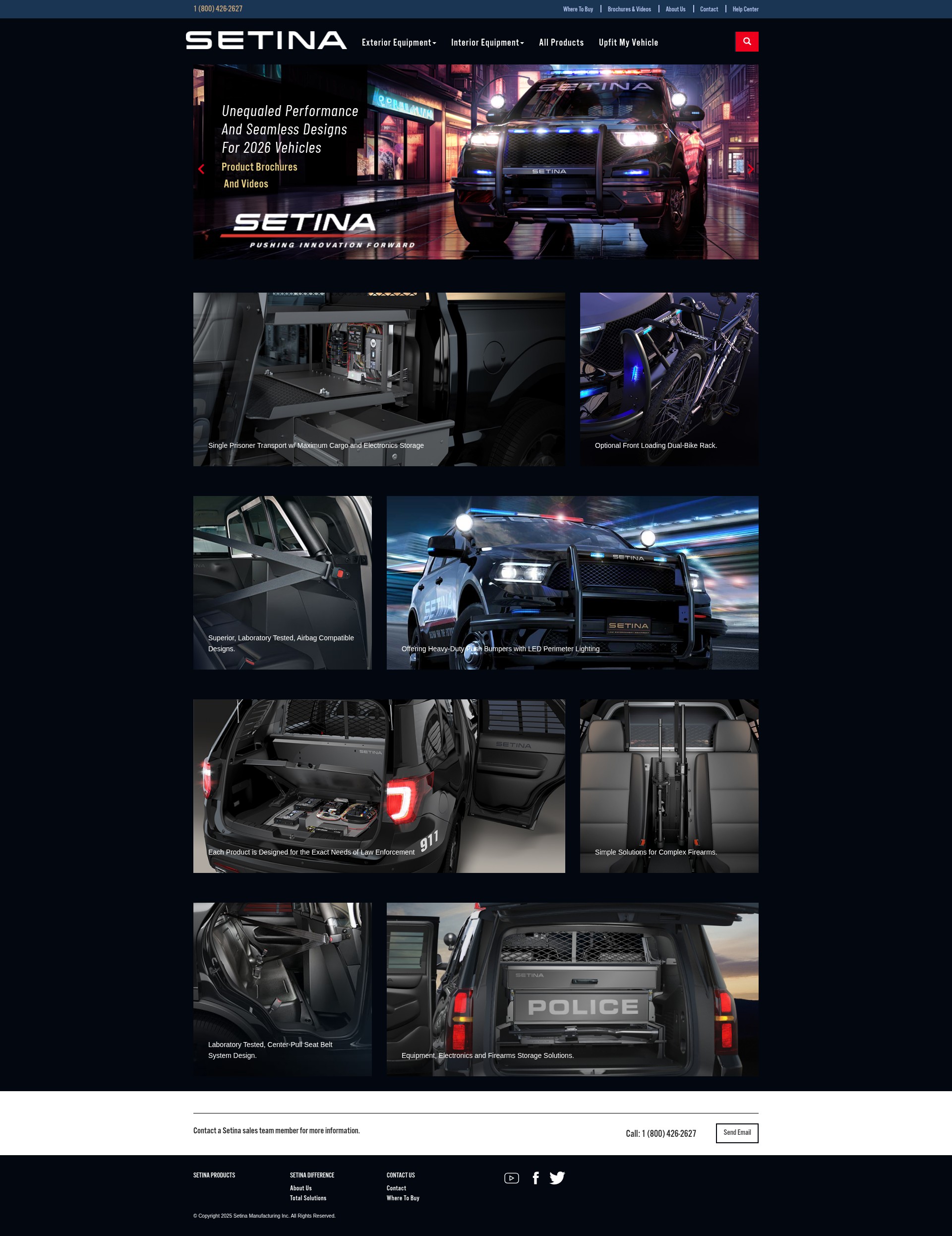 Screenshot of setina.com