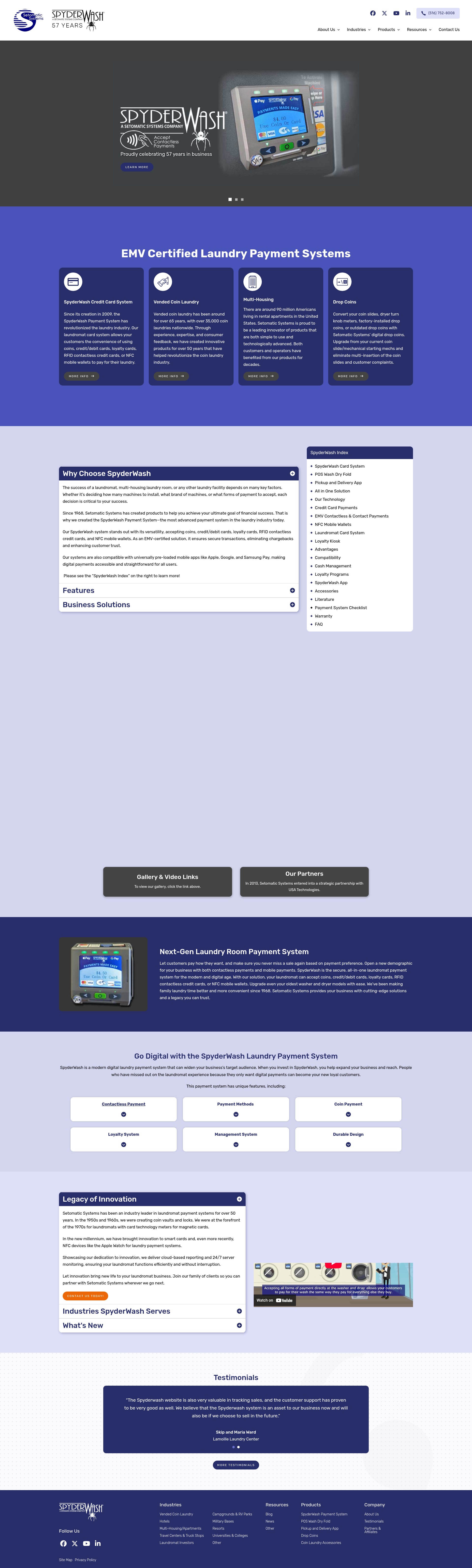 Screenshot of setomaticsystems.com