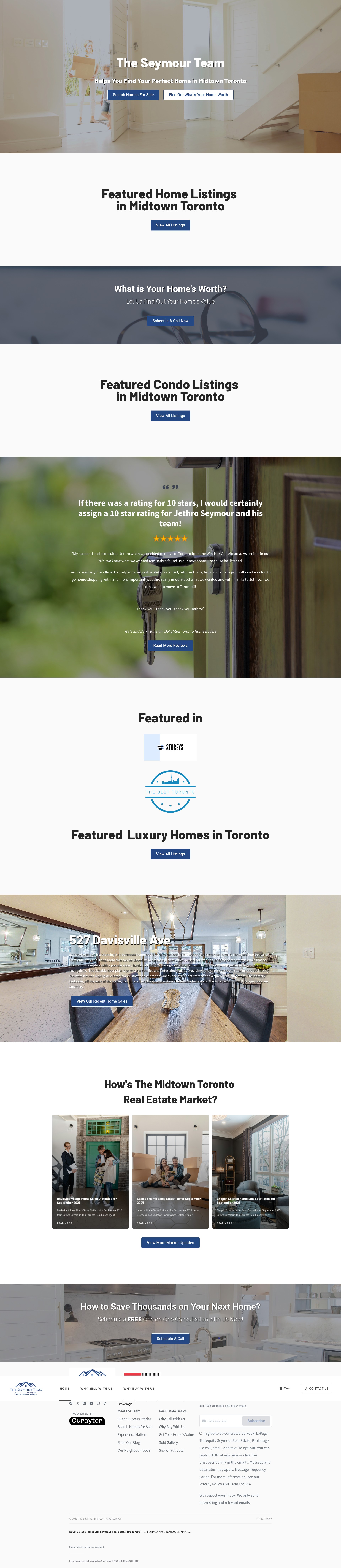 Screenshot of seymourrealestate.ca