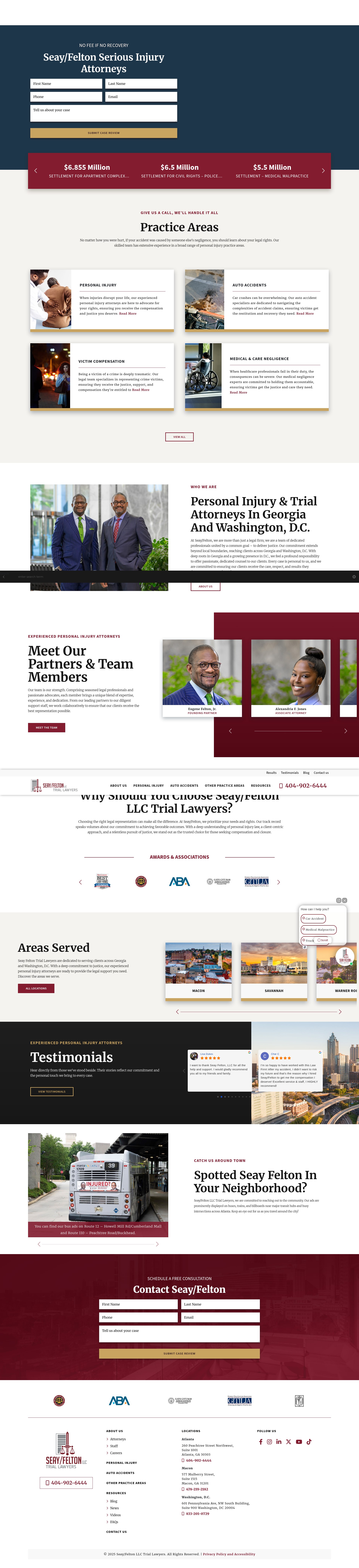 Screenshot of sftriallawyers.com