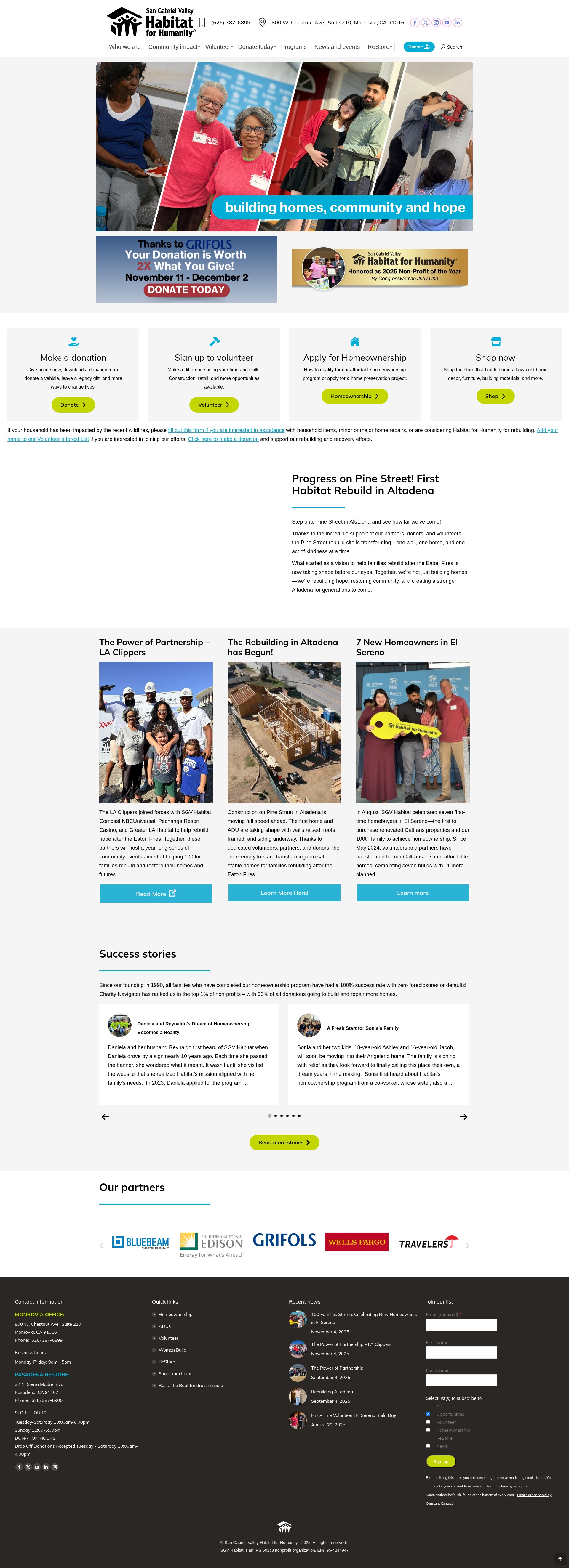 Screenshot of sgvhabitat.org