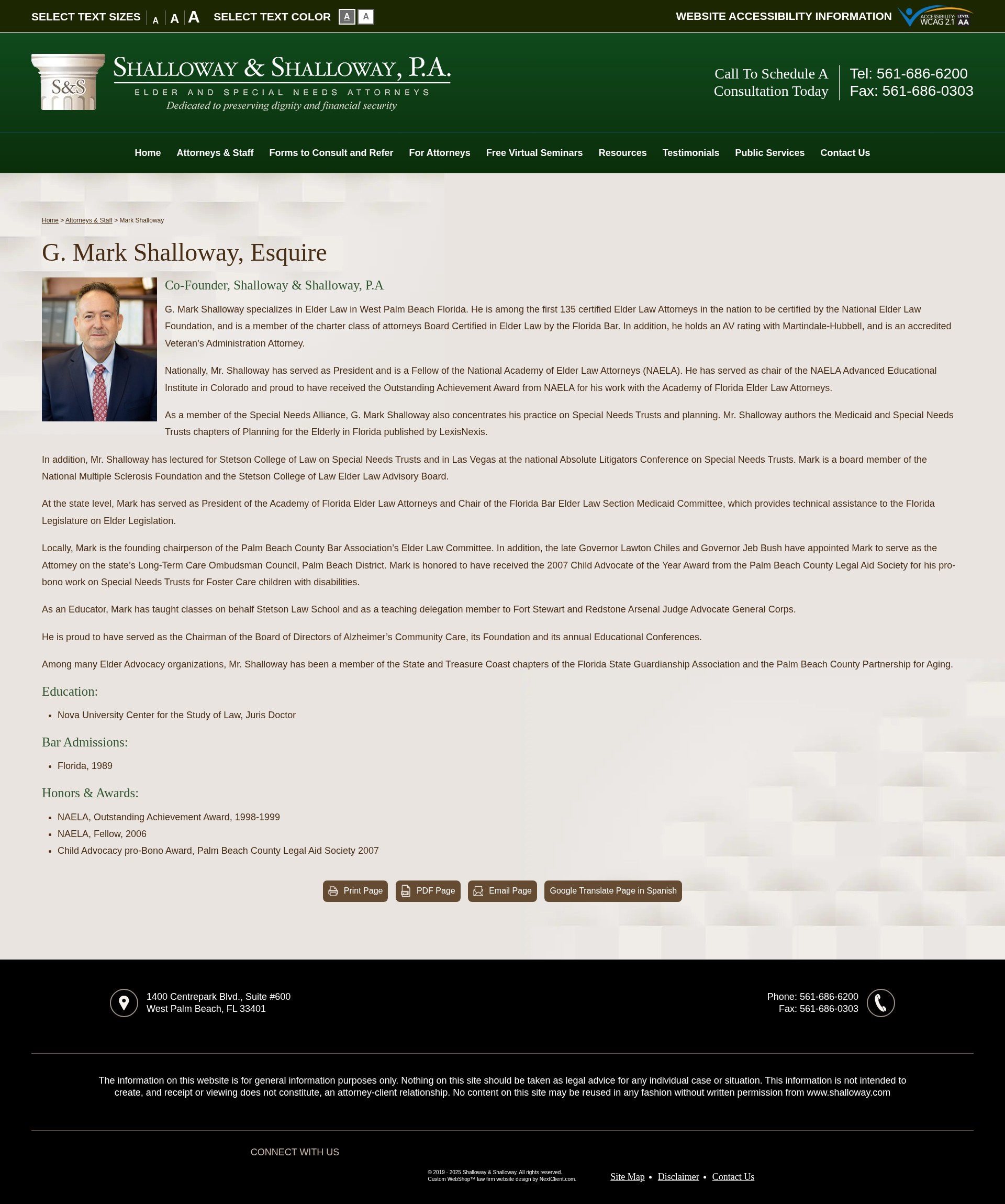 Screenshot of shalloway.com