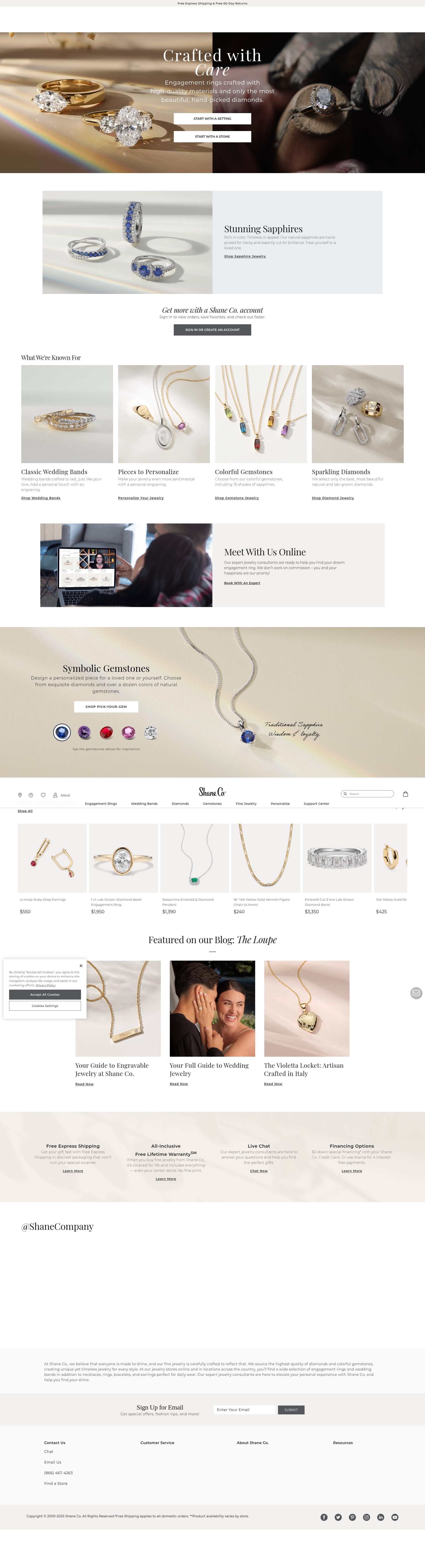 Screenshot of shaneco.com