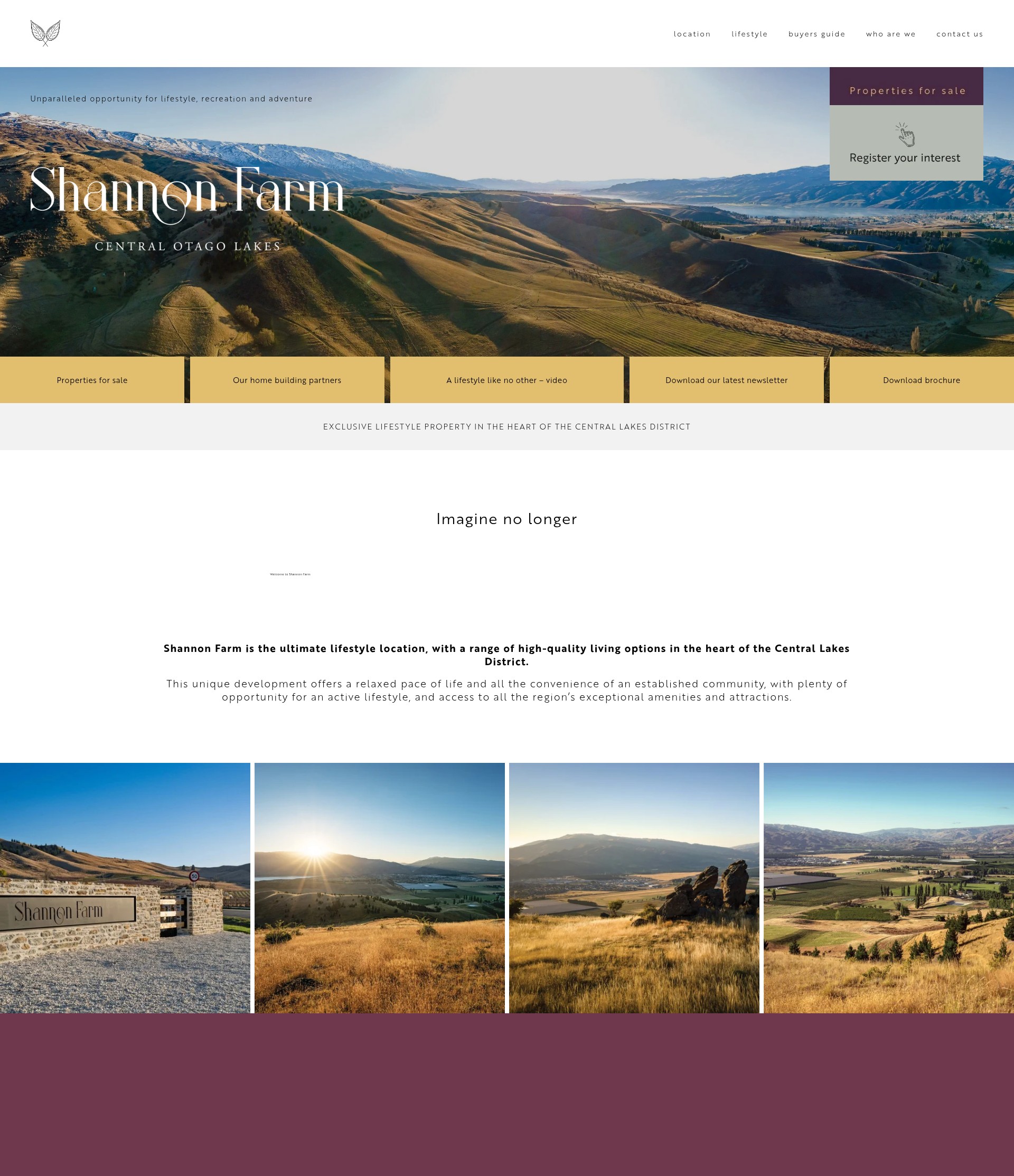 Screenshot of shannonfarm.co.nz