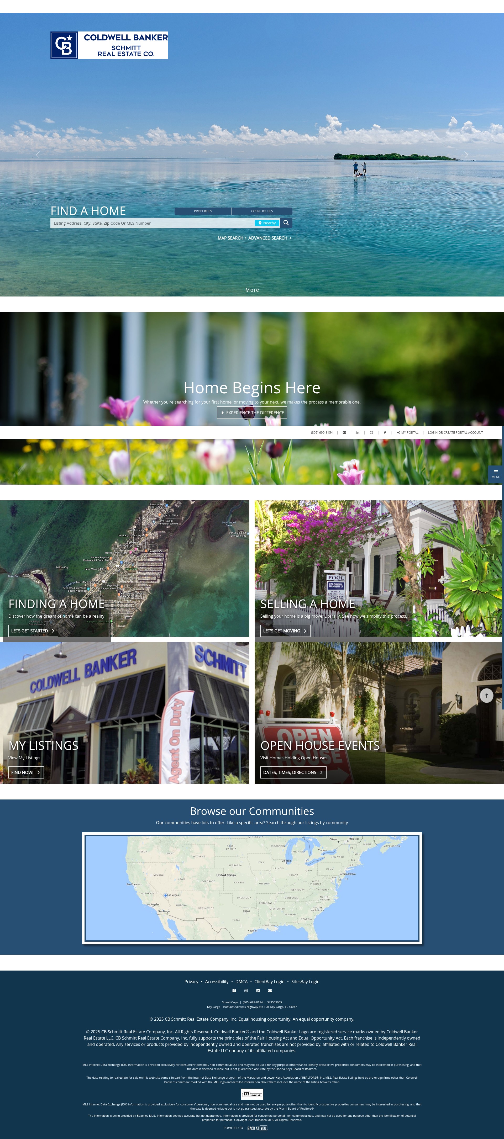 Screenshot of shanti.realestatefloridakeys.com