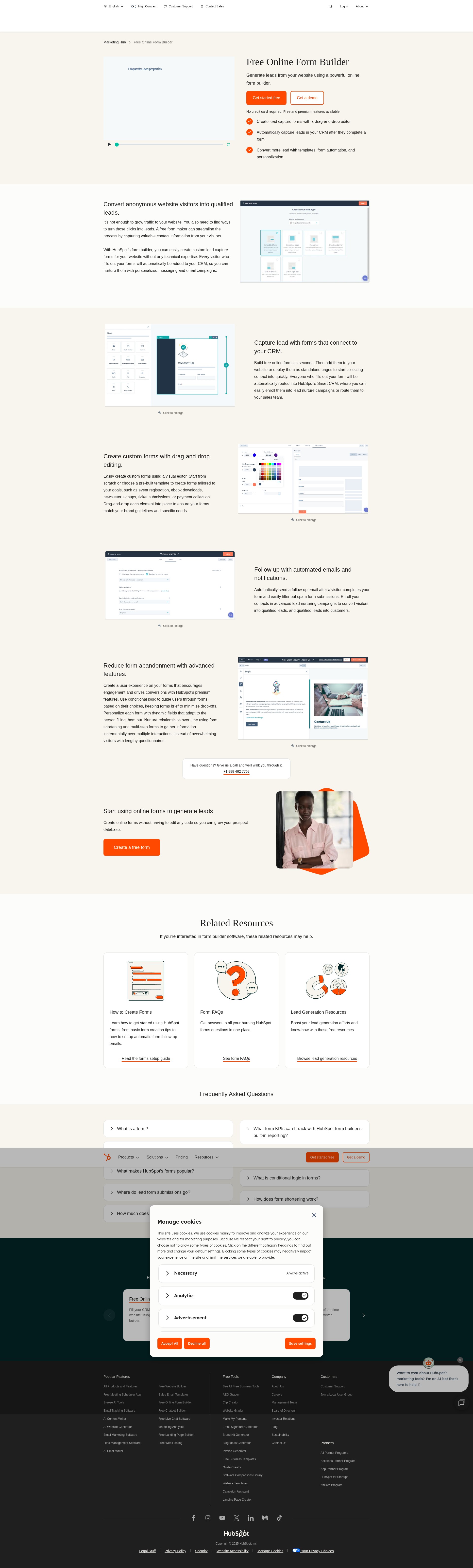 Screenshot of share.hsforms.com