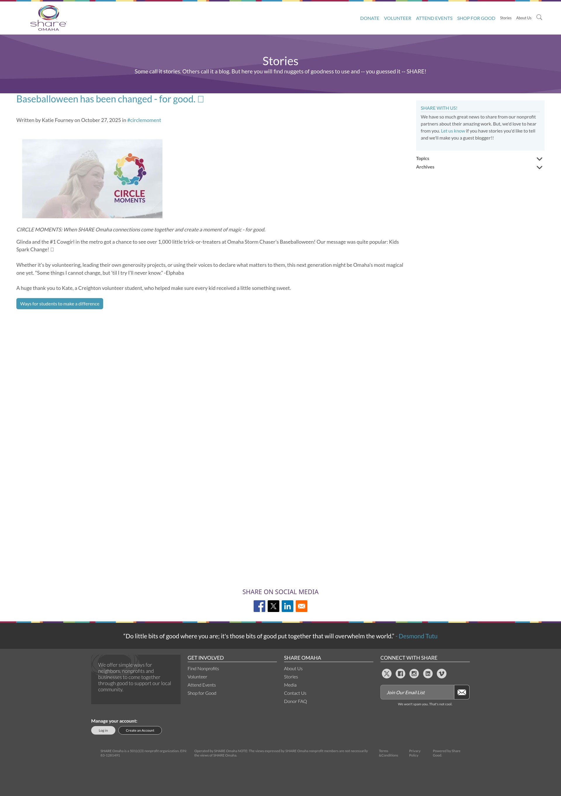 Screenshot of shareomaha.org